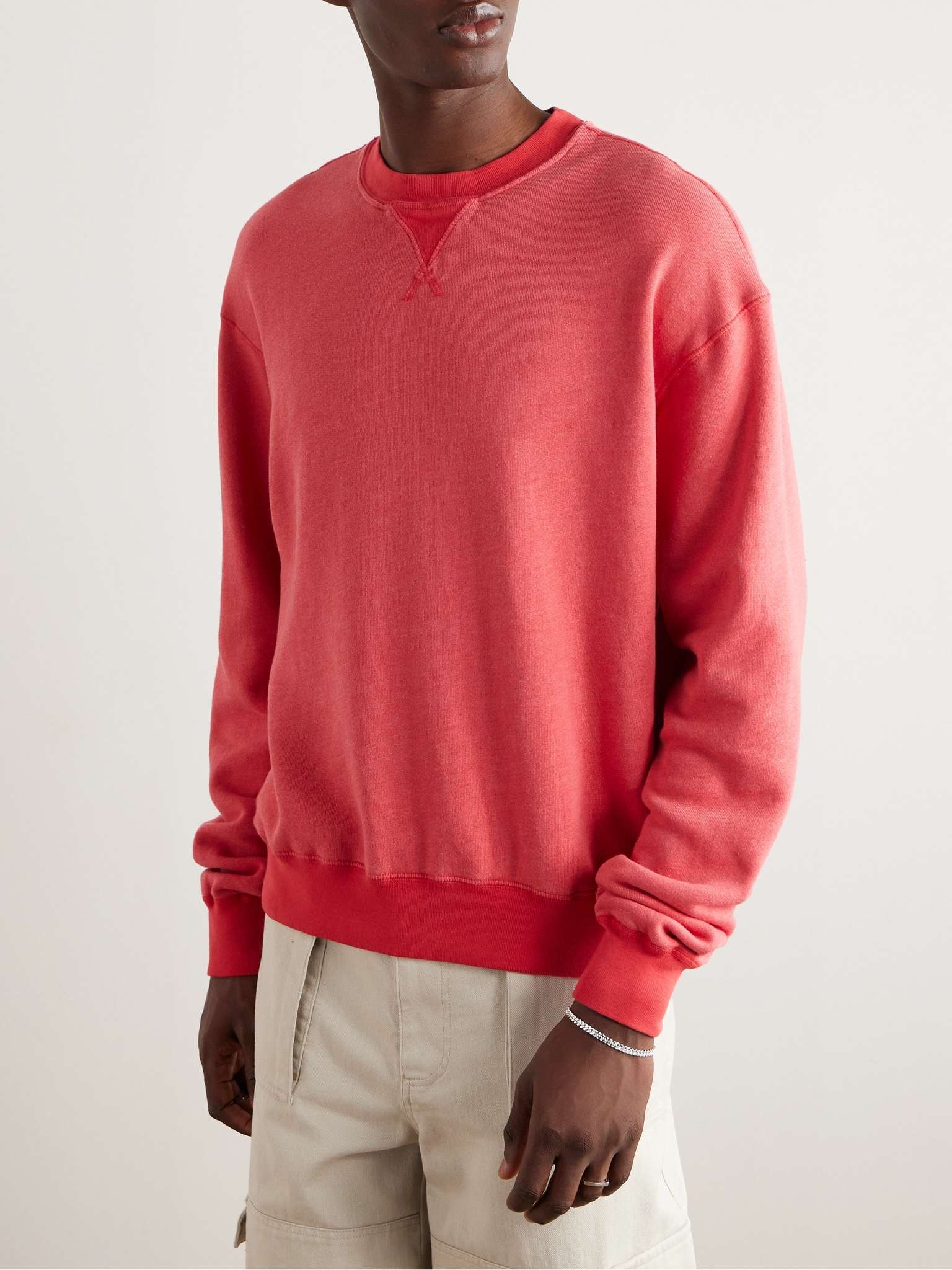 Vintage Cotton-Blend Jersey Sweatshirt - 3
