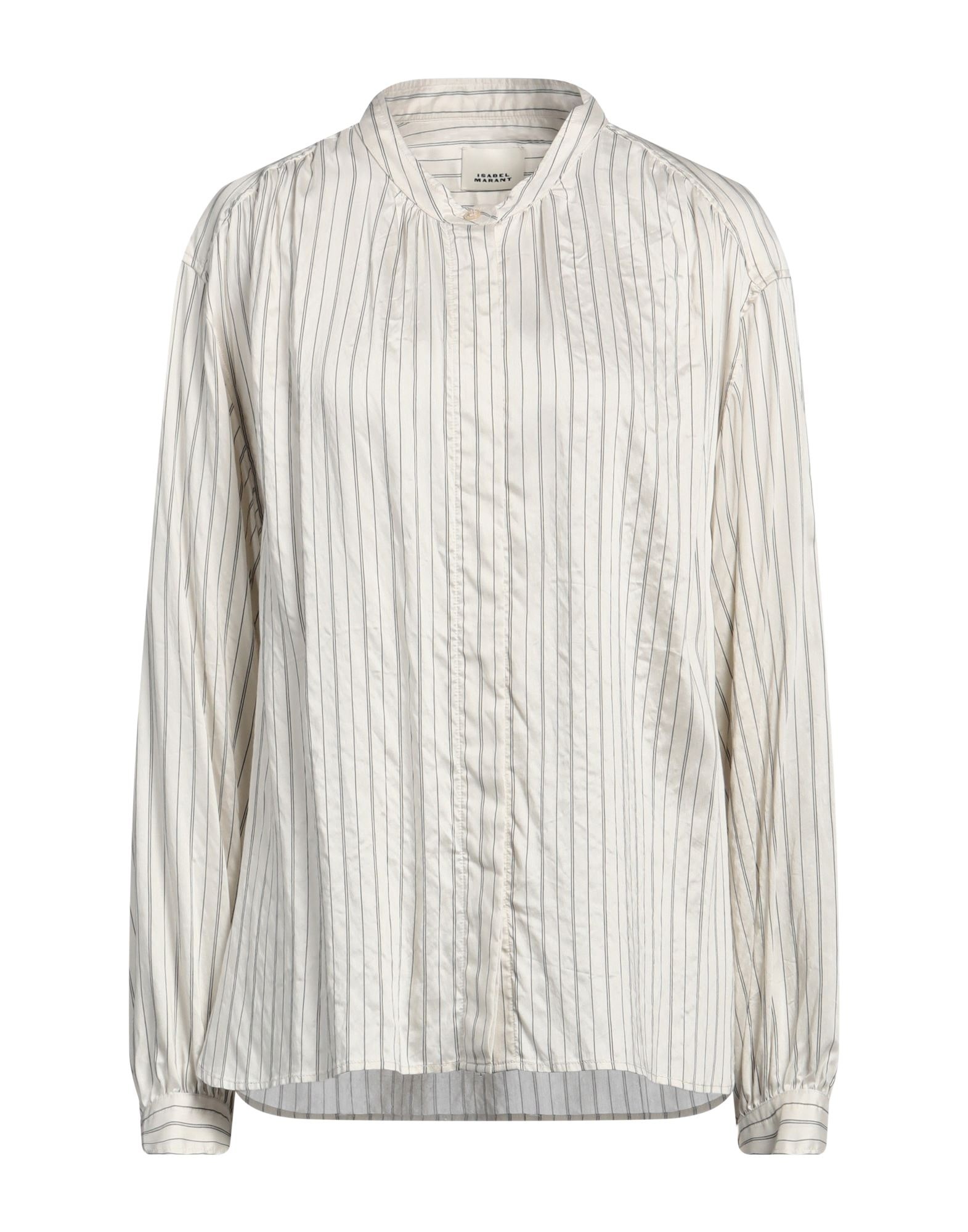 Beige Women's Striped Shirt - 1