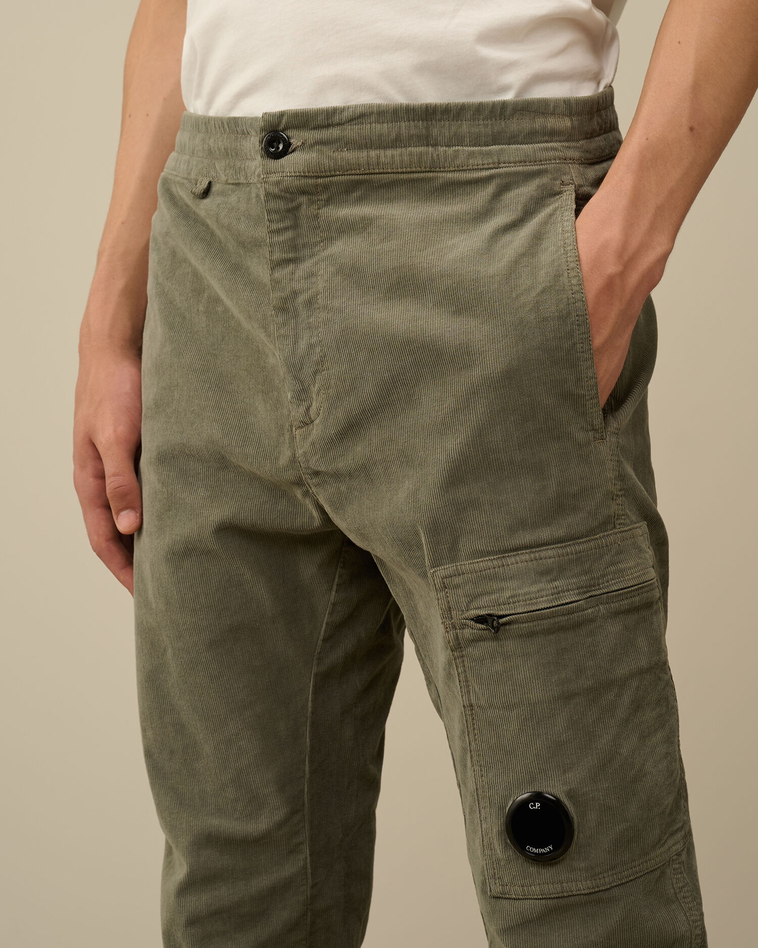 C.P. Company Corduroy Lens Cargo Pants | cpcompany | REVERSIBLE