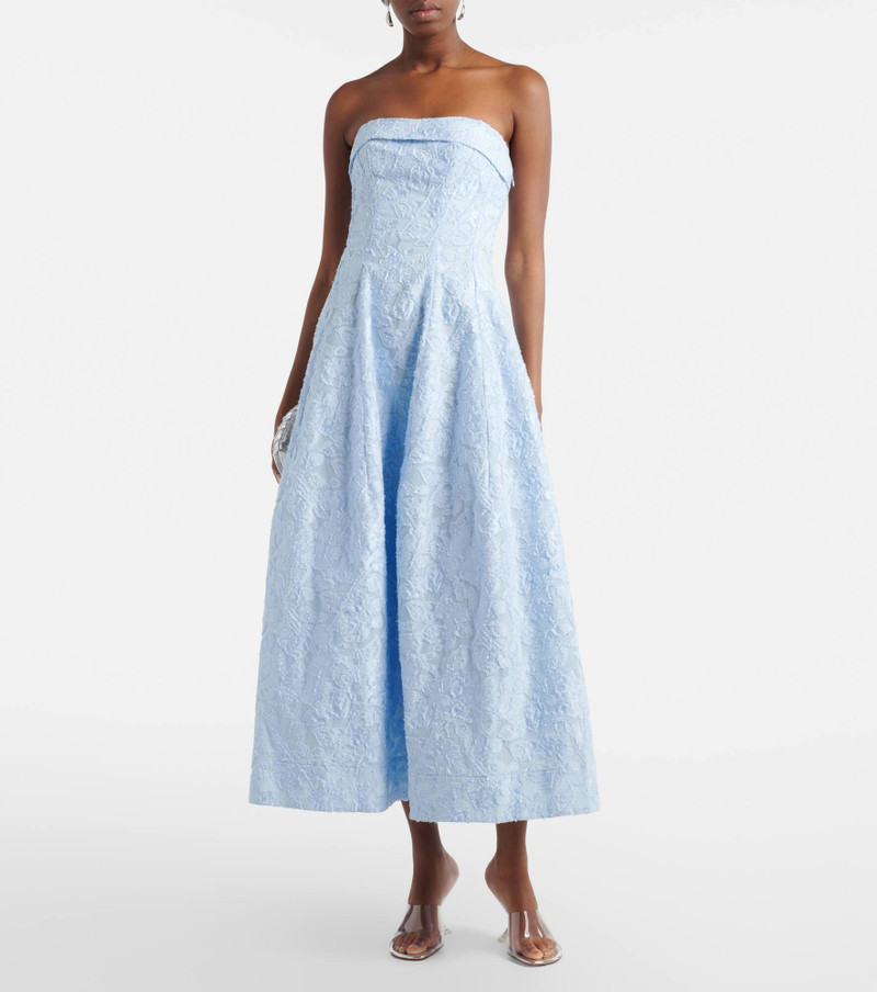 SIMKHAI Valeria embroidered midi dress outlook