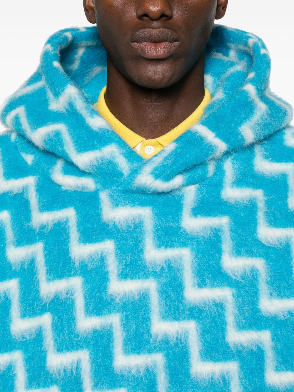 geometric-pattern hoodie - 5