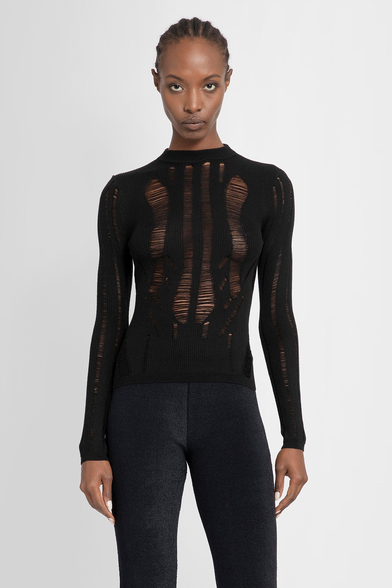 MISBHV WOMAN BLACK KNITWEAR - 1