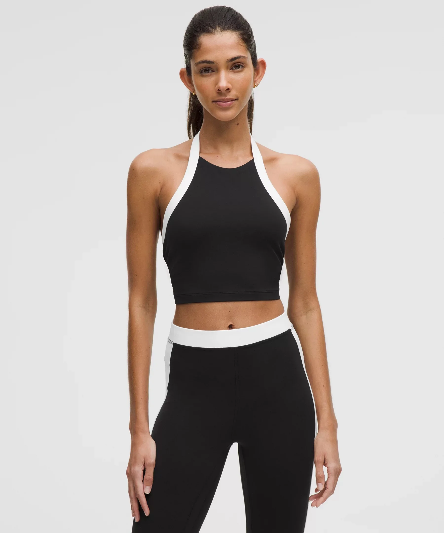 Nulu Cropped Halter Tank Top *Light Support, A/B Cup - 1