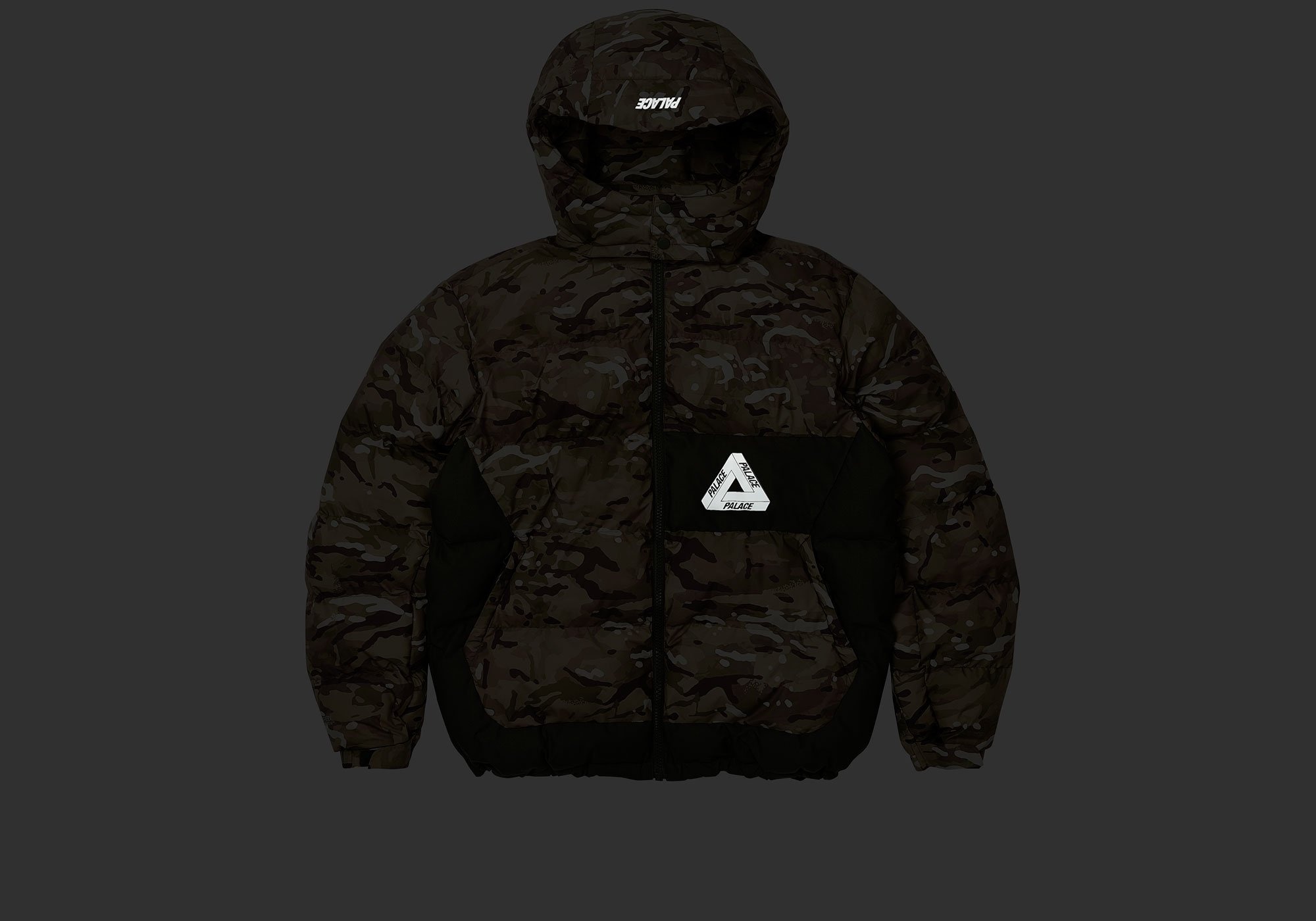 PALACE GORE-TEX INFINIUM PUFFA GREEN CAMO - 3