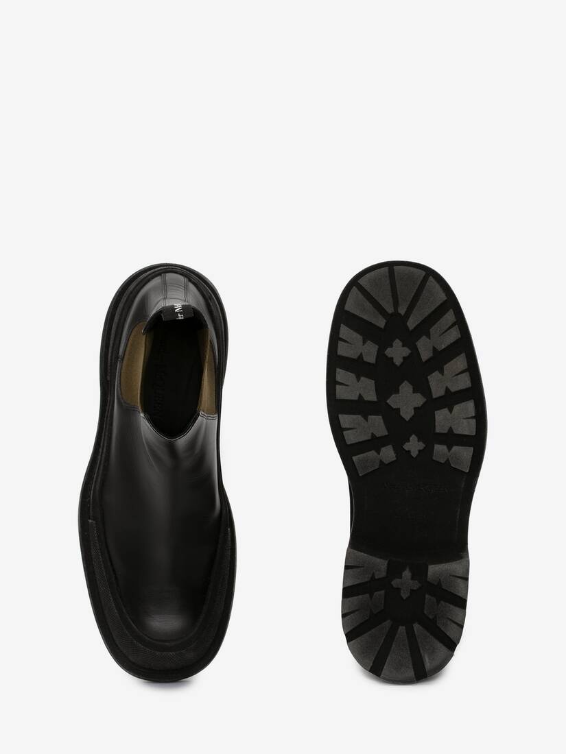Men's Slim Tread Chelsea Boot in Black/multicolour - 4