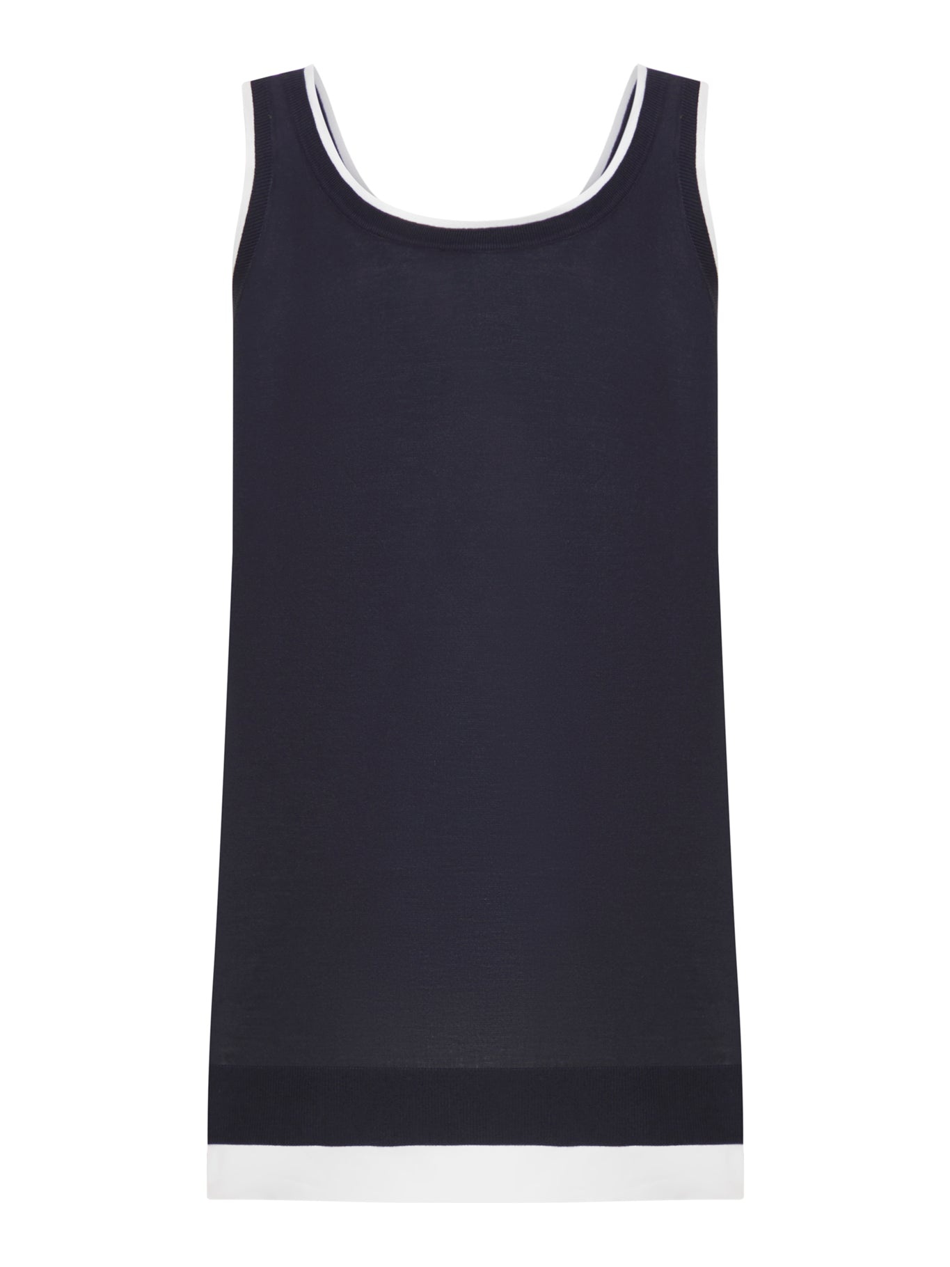 MULTILAYER DRESS IN SILK AND COTTON POPLIN - 2