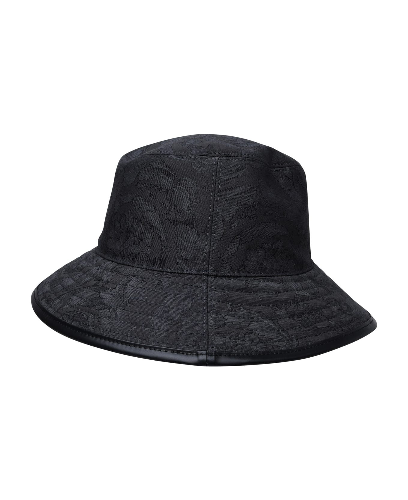 Black Cotton Hat - 3