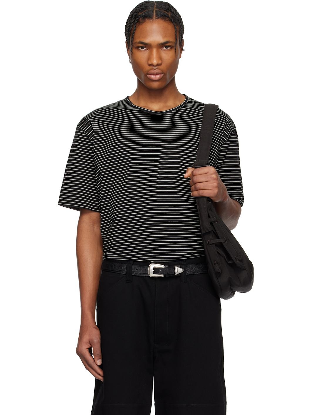 Black Short Sleeve T-shirt - 1