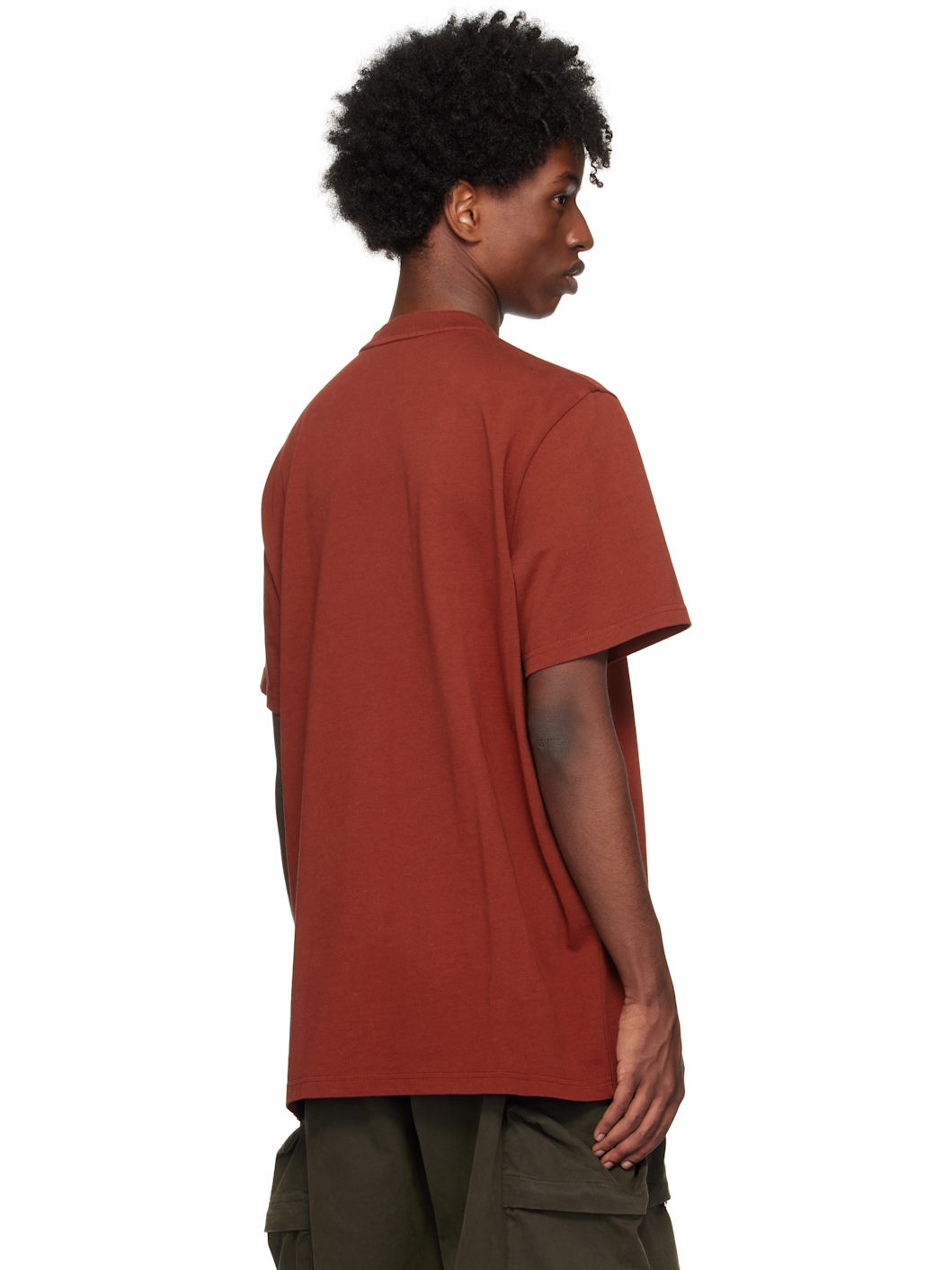 Red Printed-Logo T-shirt - 3