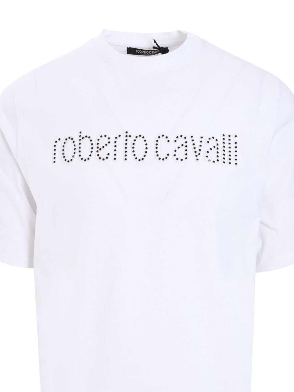 logo appliqué cotton t-shirt - 3
