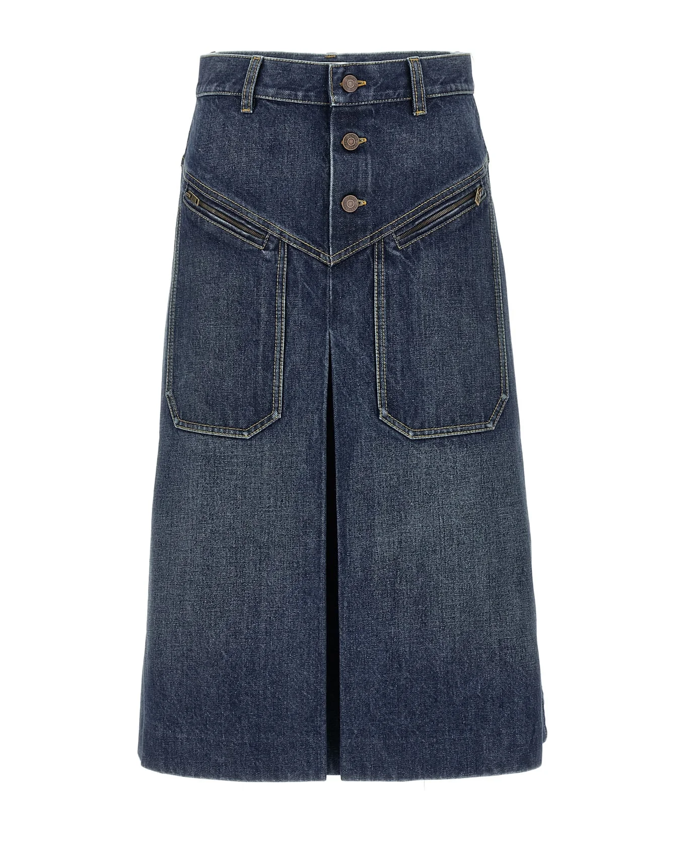 Denim Skirt - 1