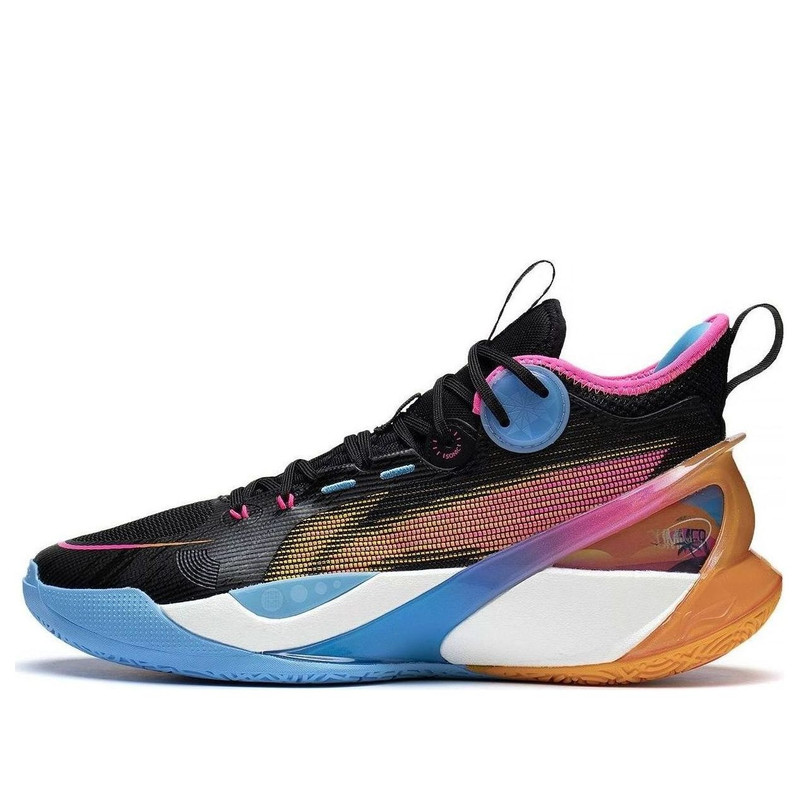 Li-Ning Sonic 10 Ultra Mid 'Black Blue Multi' ABAS145-5 - 1