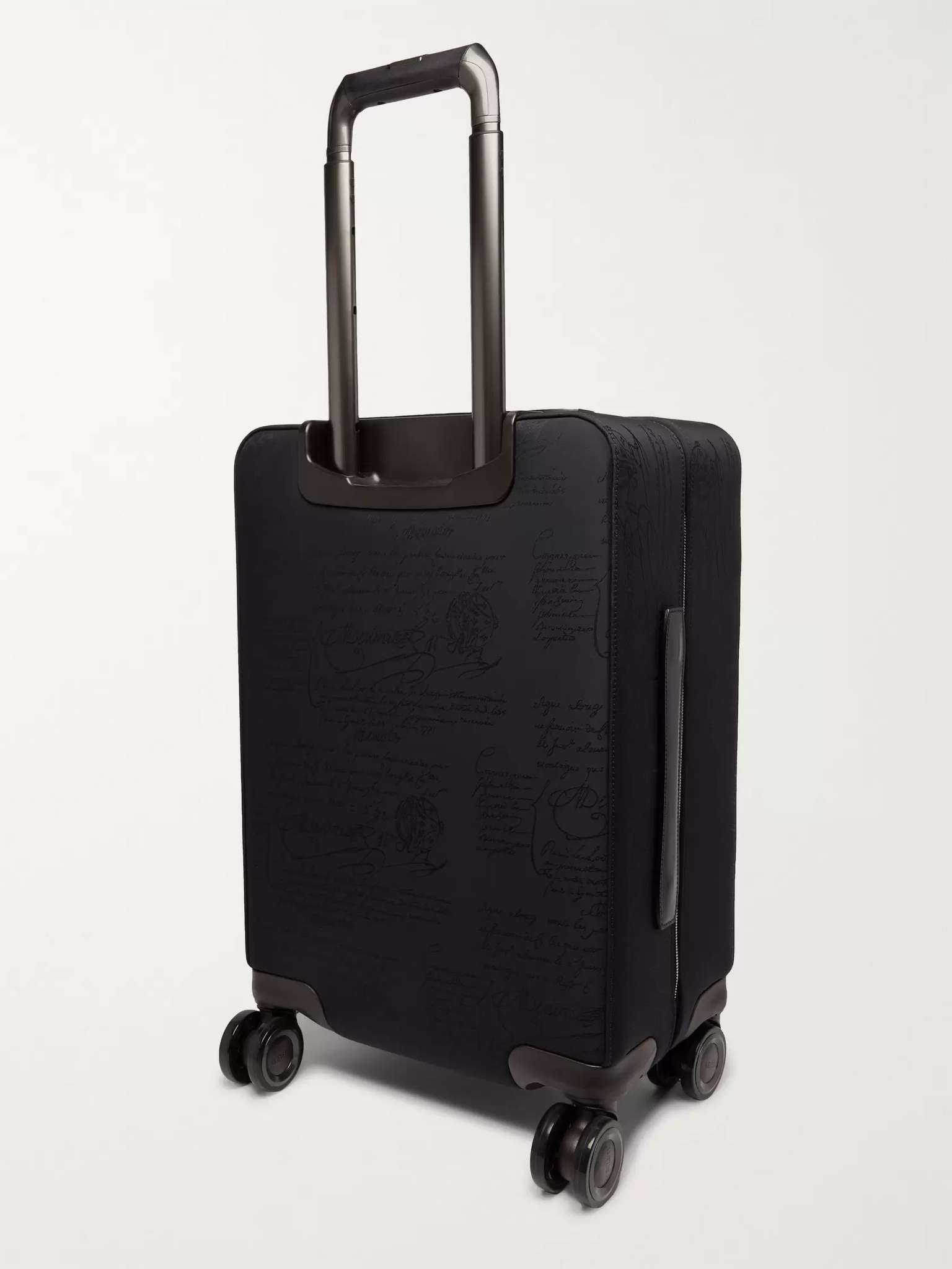 Formula 1004 Scritto Nylon and Leather Carry-On Suitcase - 4