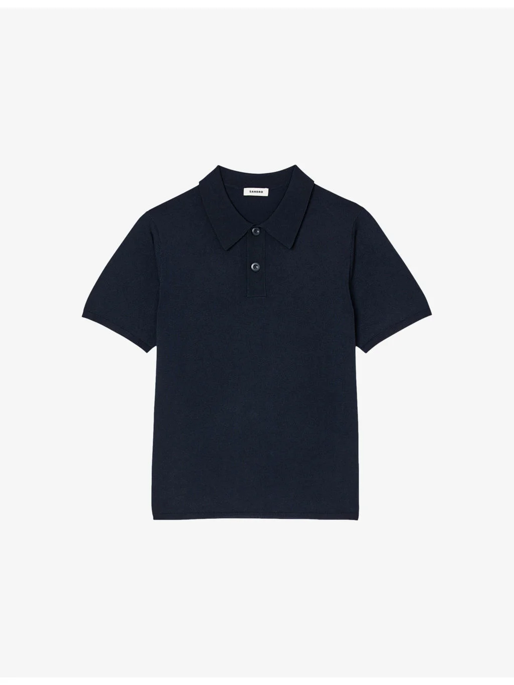 Stretch-woven polo-shirt - 1
