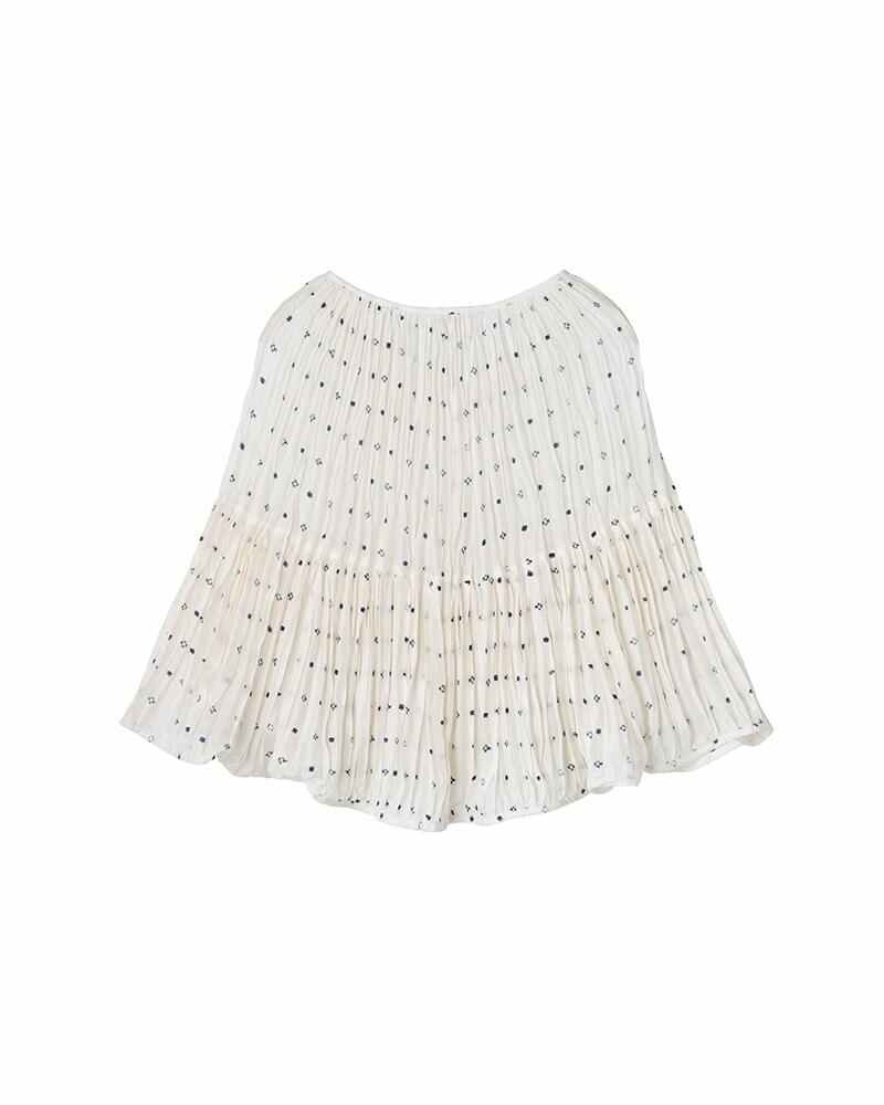 PETALI BLOUSE (SILK) NAVY - 2