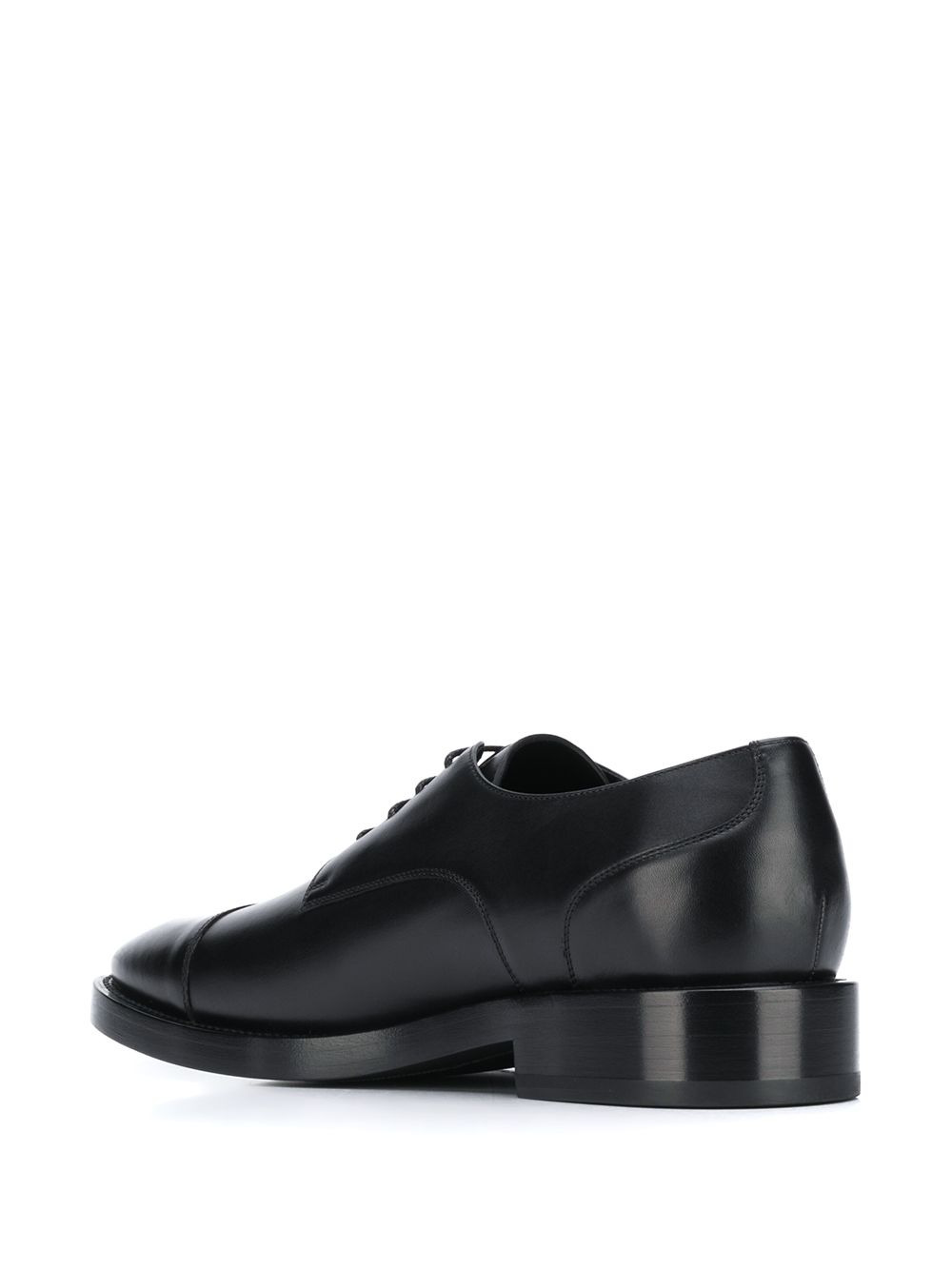 logo-print Derby shoes - 3