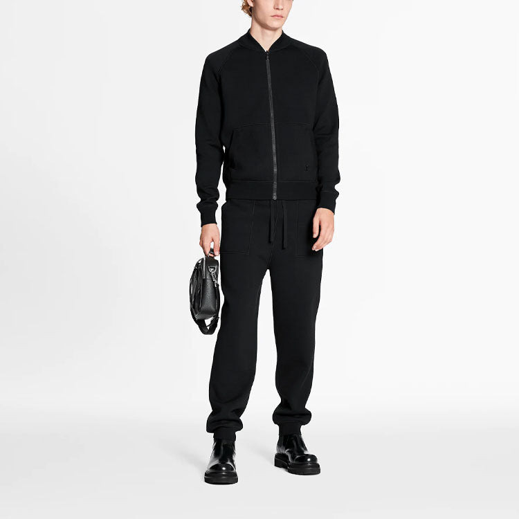Men's LOUIS VUITTON SS21 Printing Long Sleeves Jacket Black 1A8HCS - 5