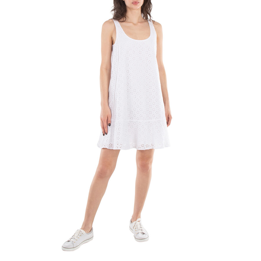 Kenzo Broderie-Anglaise Flared Dress - 3