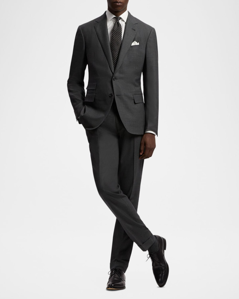 Ralph Lauren Men's Birdseye Wool Two-Piece Suit outlook