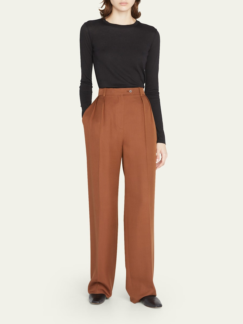 Vince Essential Long-Sleeve Crewneck Tee outlook