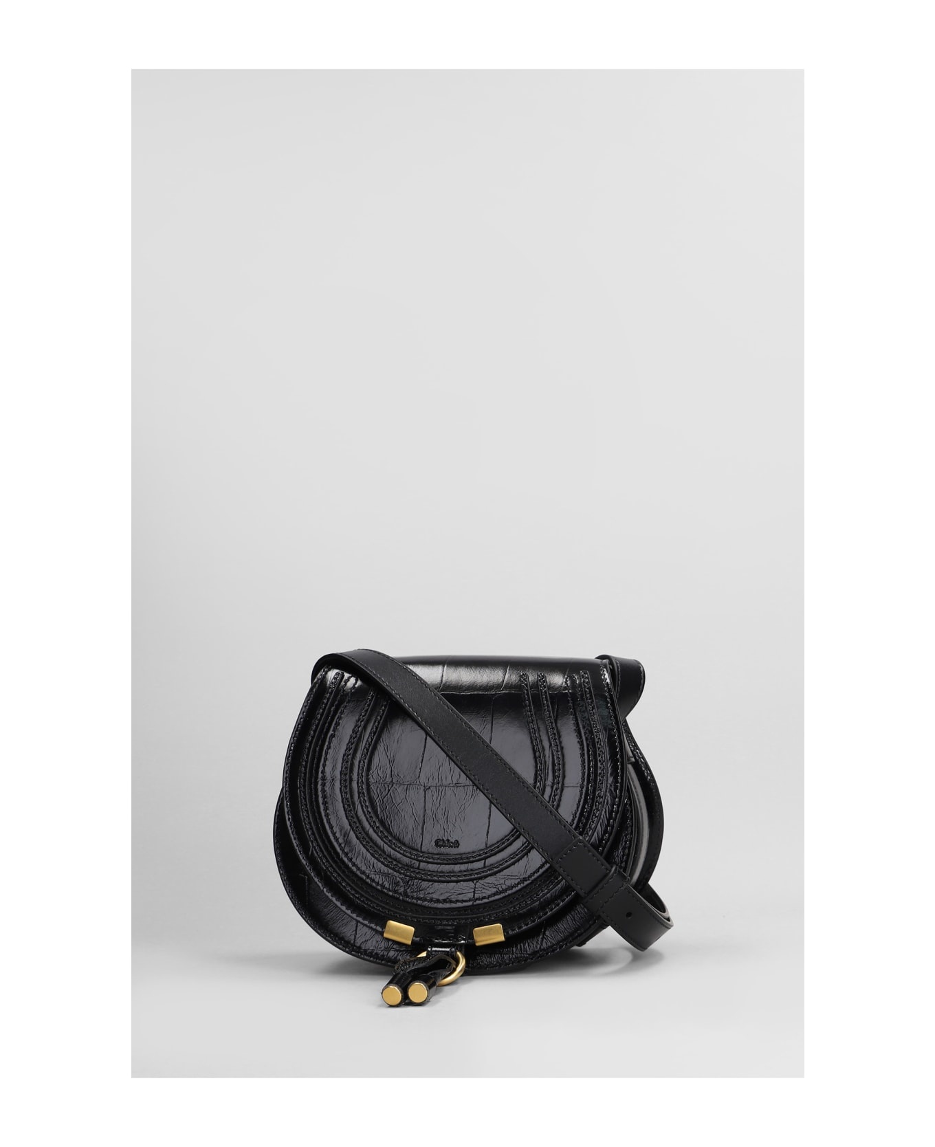 Marcie Shoulder Bag In Black Leather - 2