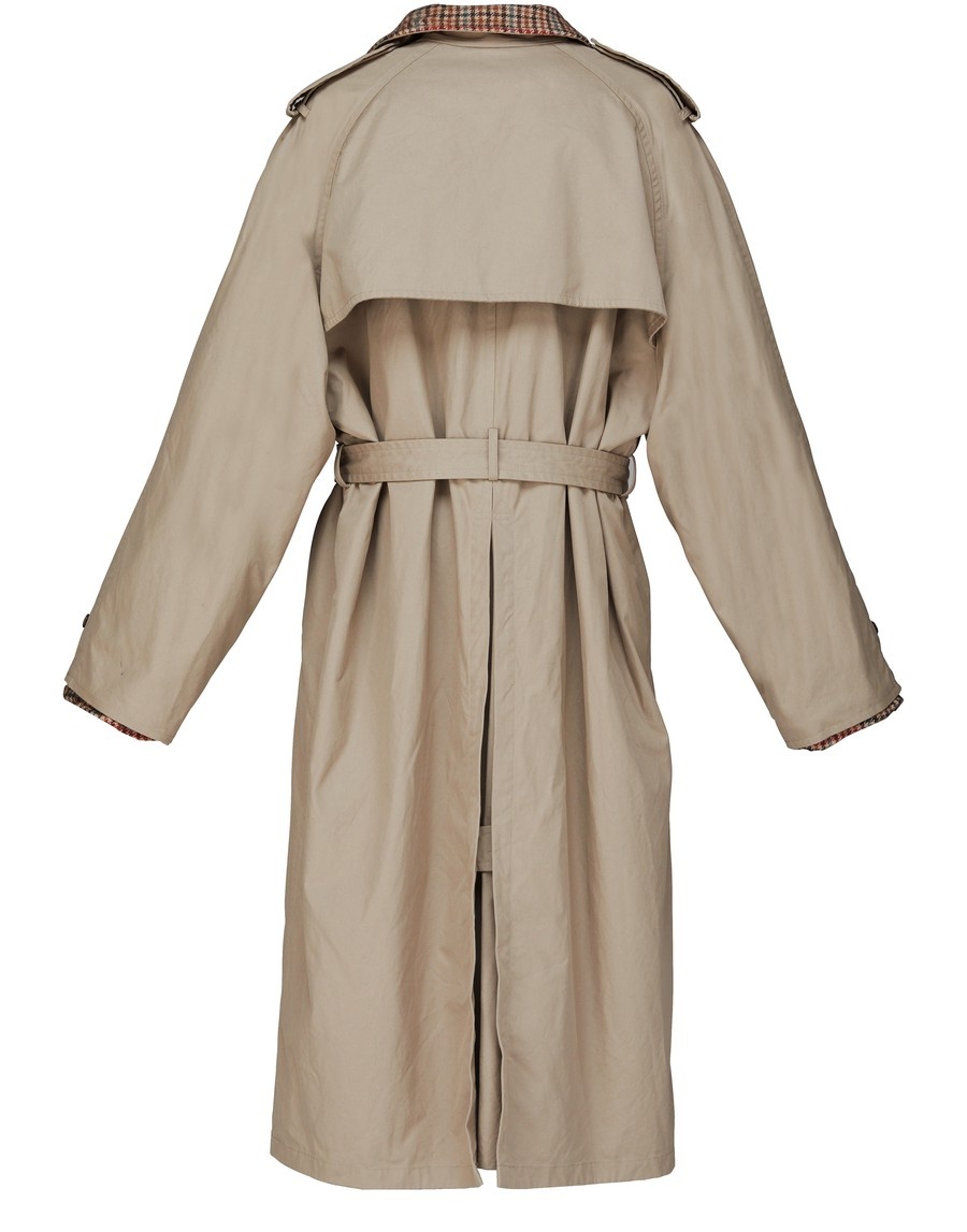 BALENCIAGA Men's reversible trench coat 24s REVERSIBLE