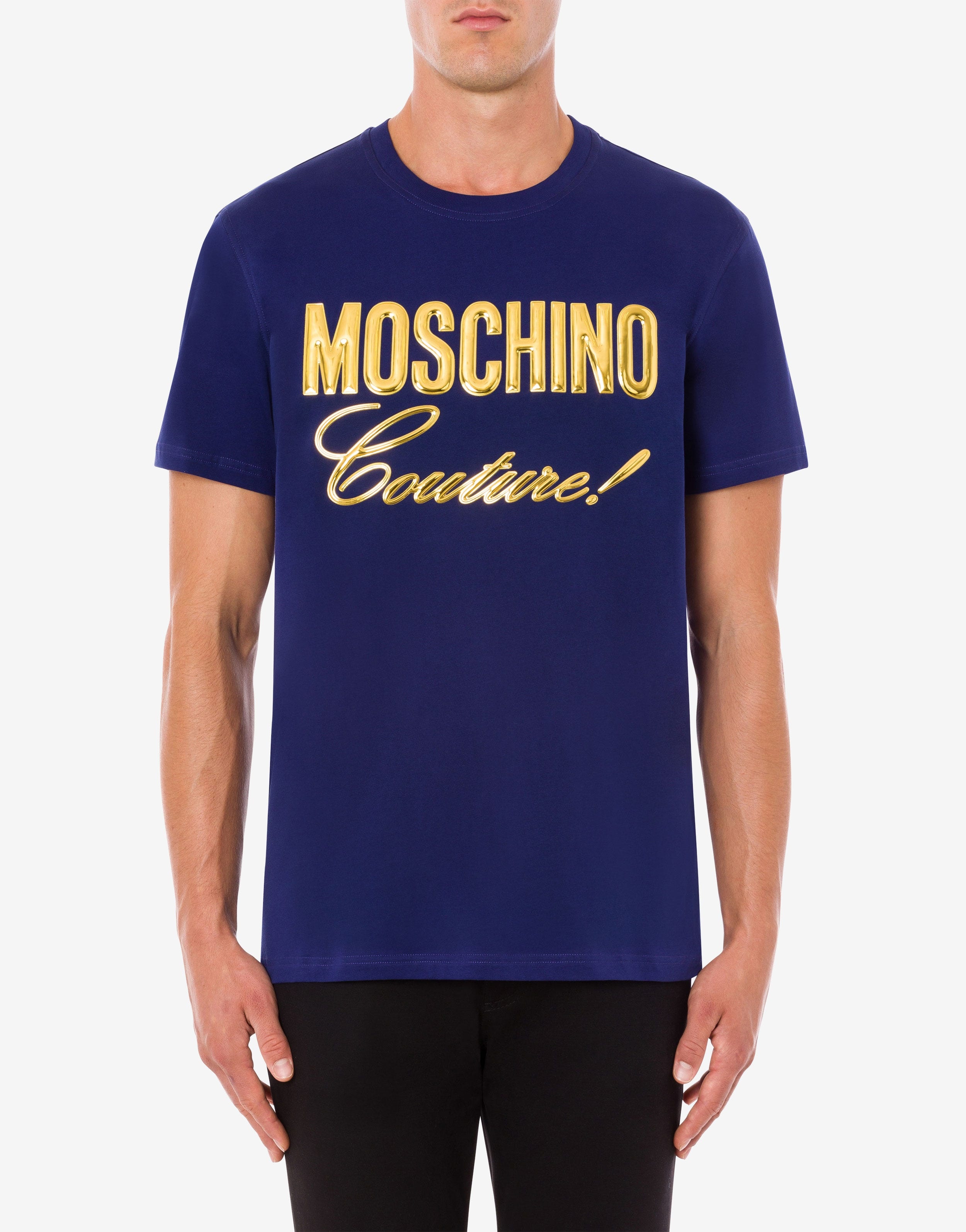 MOSCHINO COUTURE ORGANIC JERSEY T-SHIRT - 2