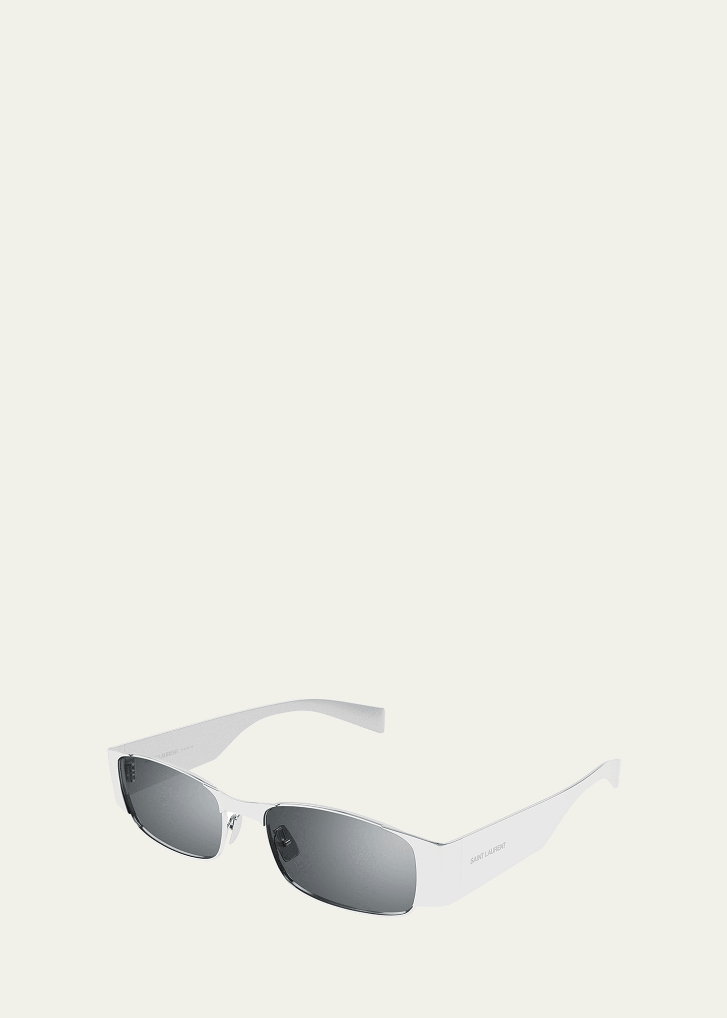 Rectangular Metal Sunglasses - 2