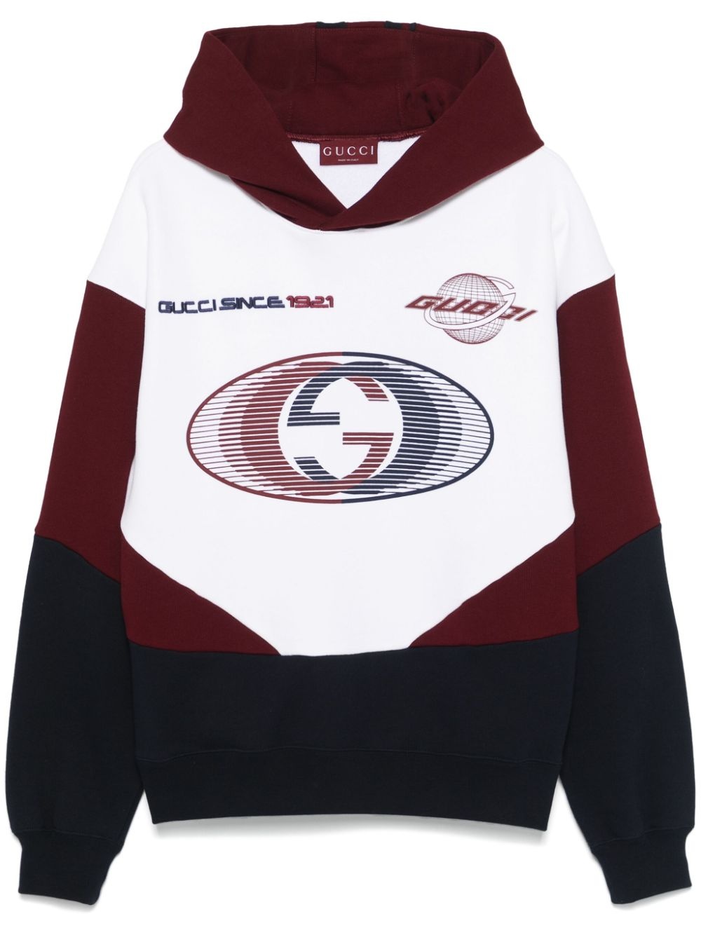 Farfetch Gucci Hoodie Sweatshirt Gucci Web-stripe Cotton Hoodie