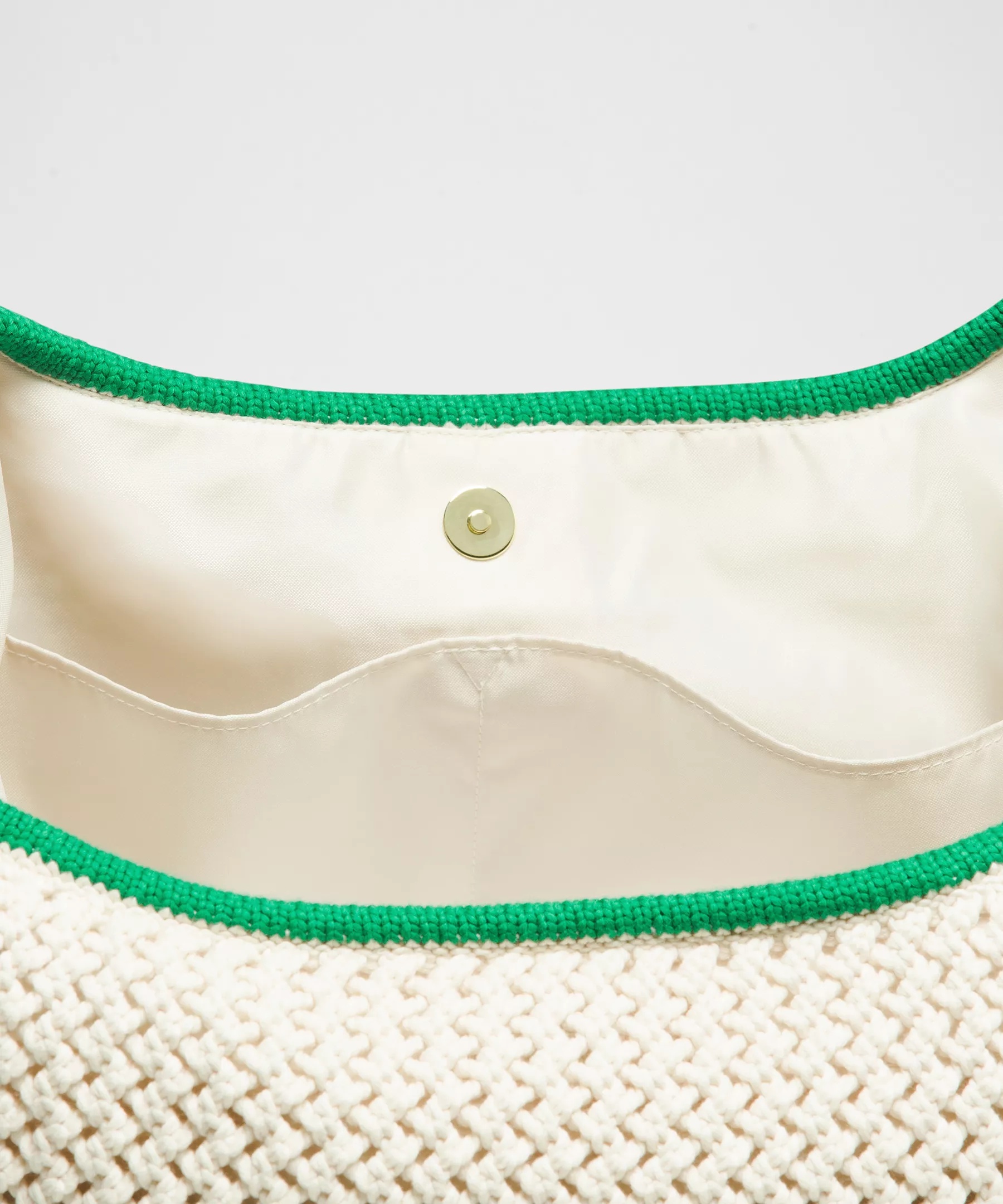 Cotton Crochet Shoulder Bag 7L - 4