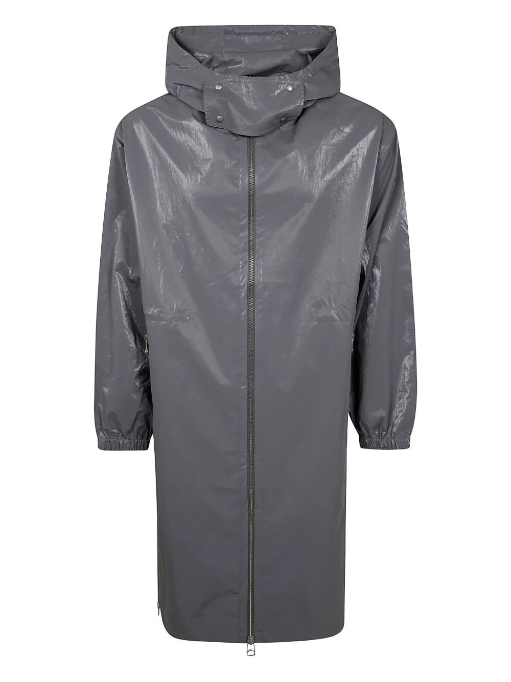 hooded raincoat - 1