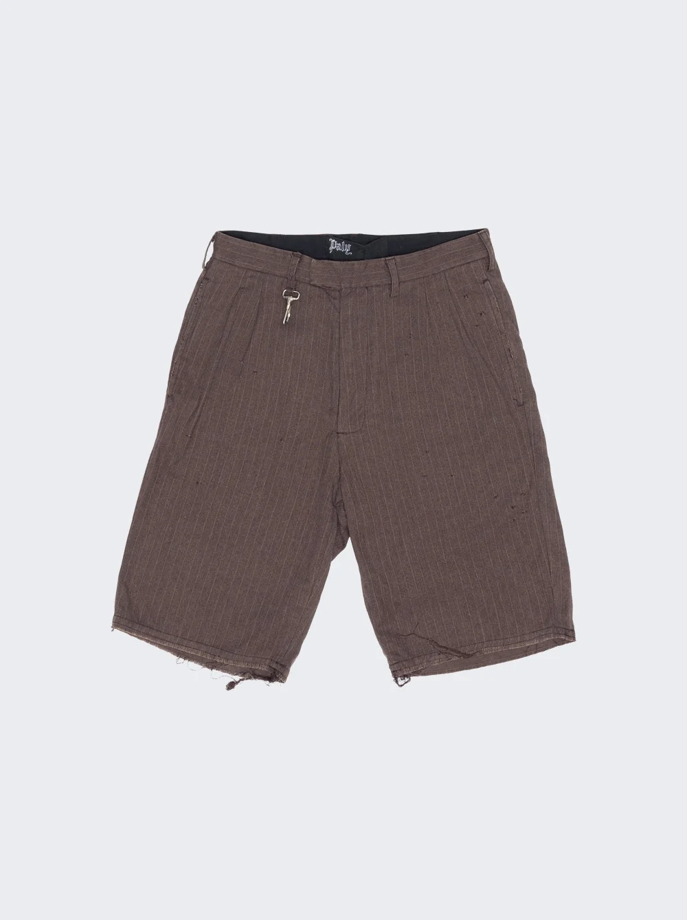 Pleated Dress Short Brown - 1