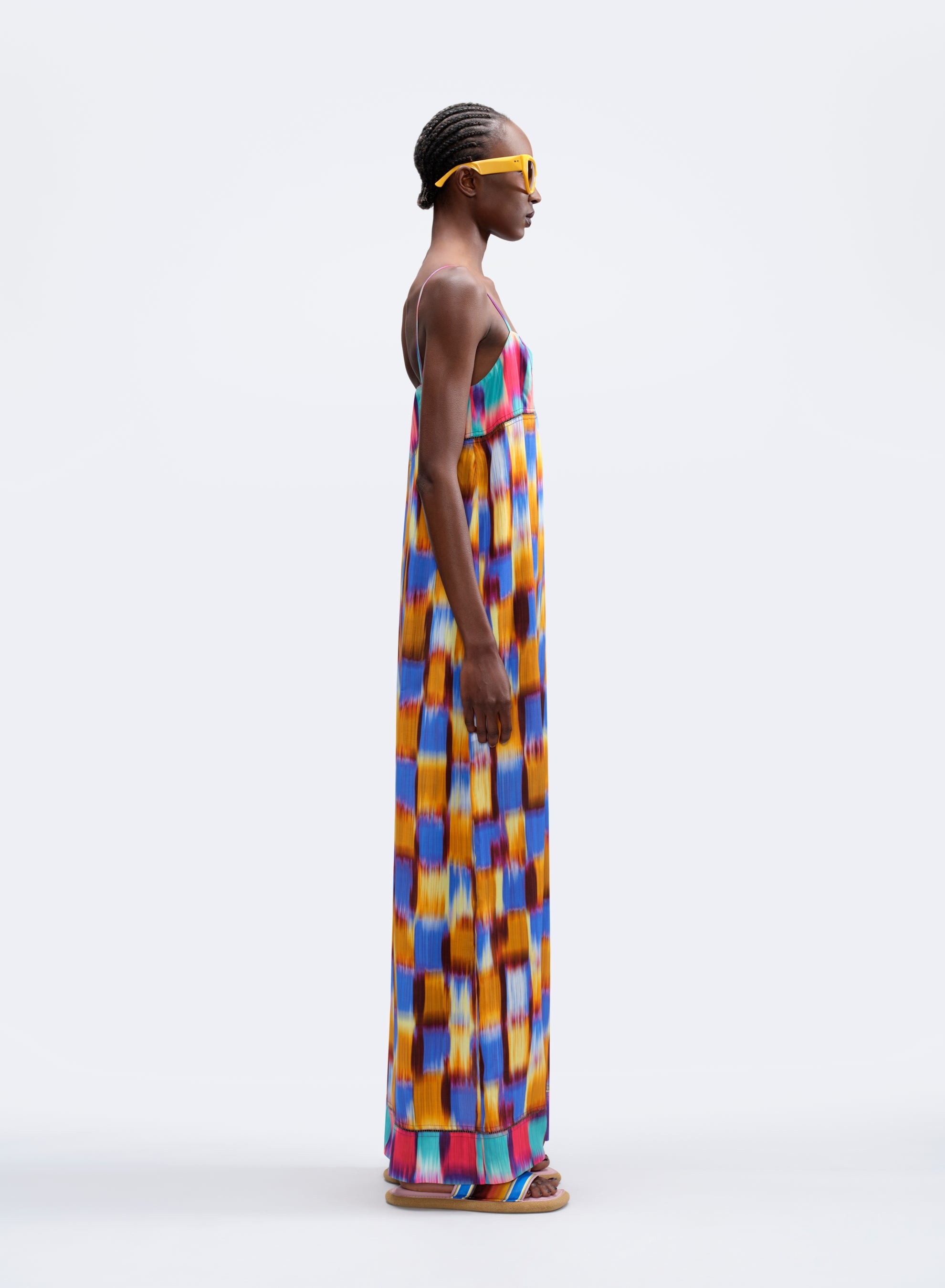 VISCOSE SLIP DRESS - 5