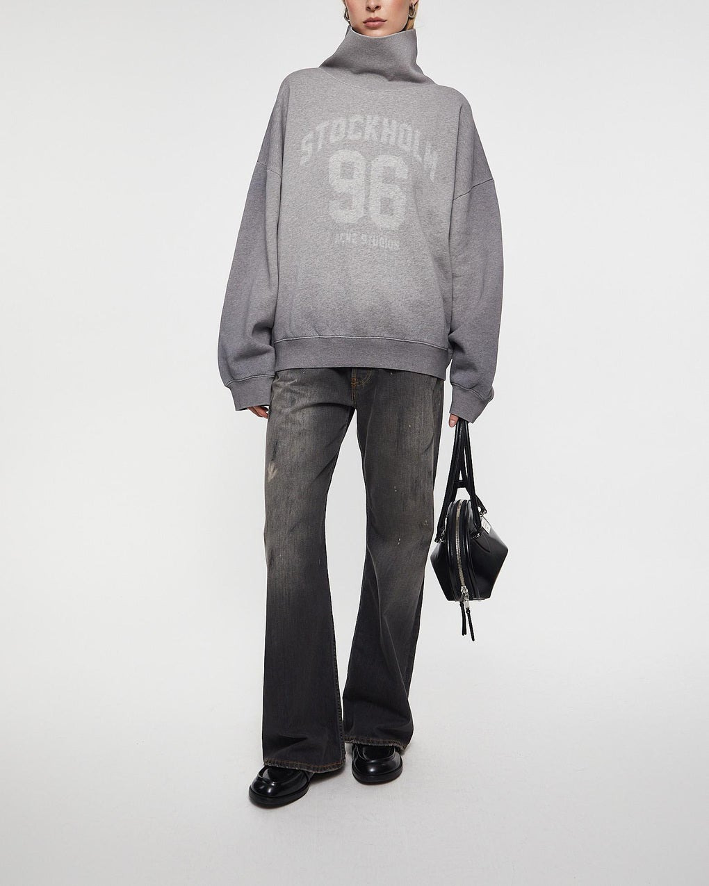 Sweater High Neck  Grey - 3