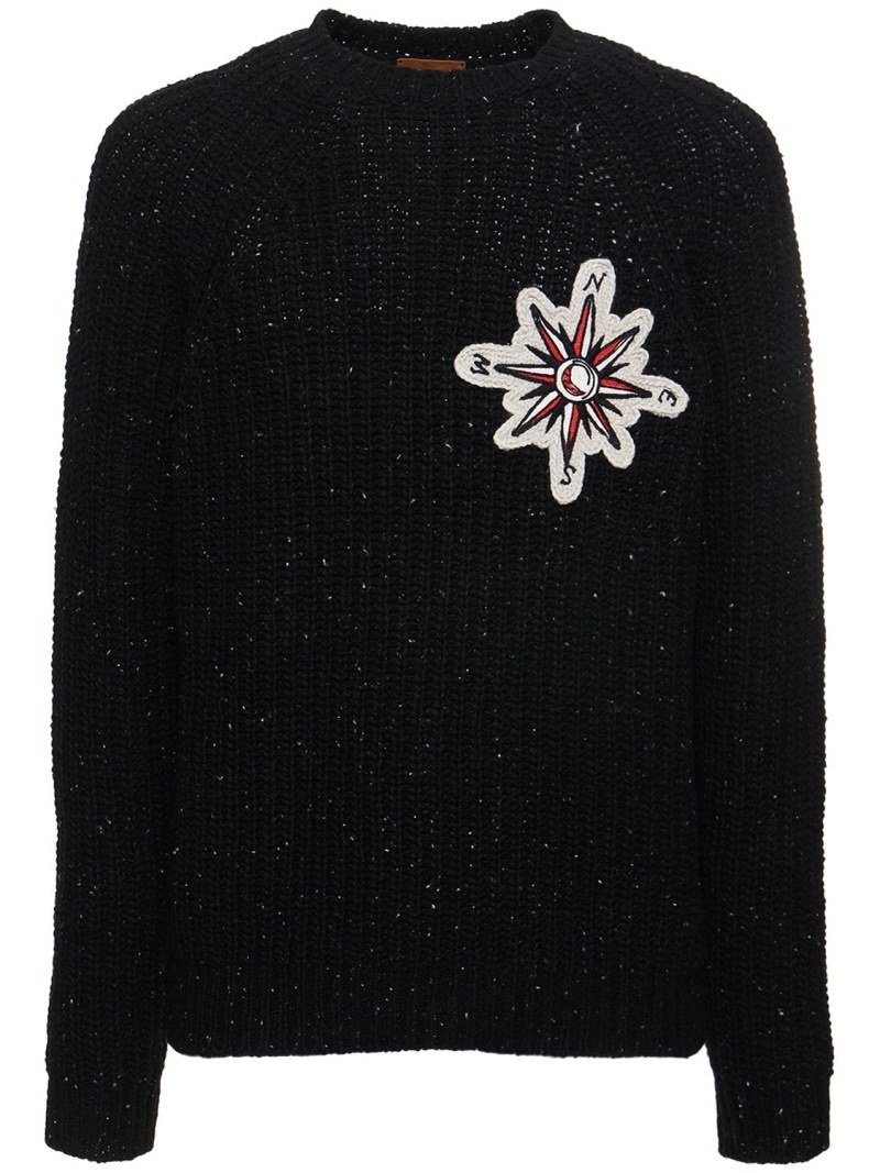 Wind Rose wool blend knit sweater - 1