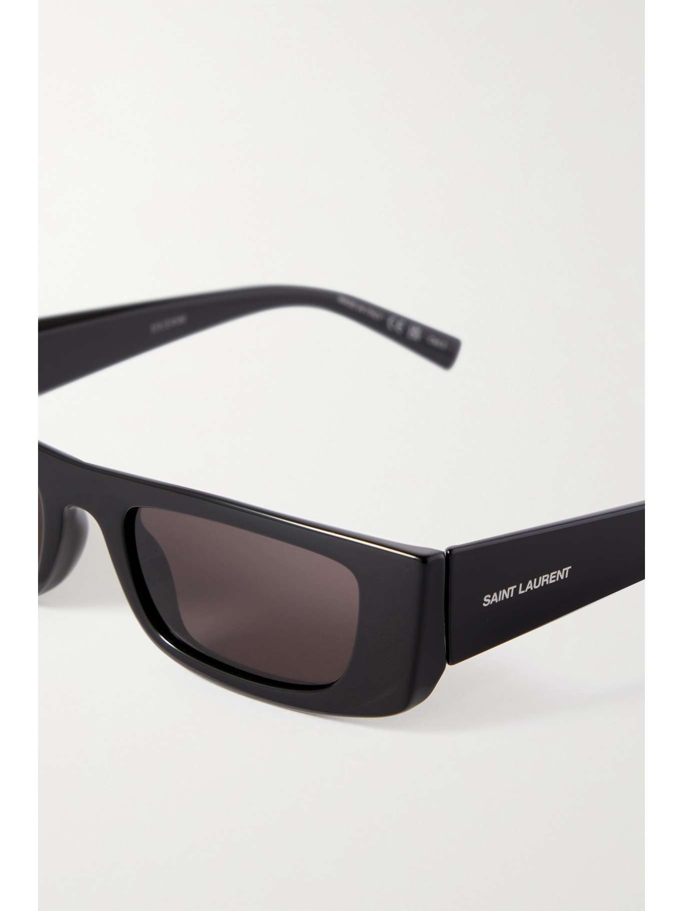 Rectangular-frame acetate sunglasses - 4