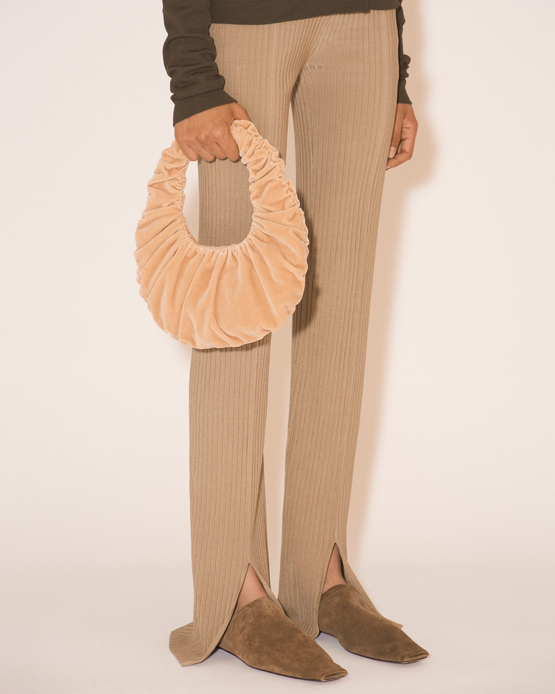 ANJA BAGUETTE MINI - Mini gathered shoulder bag - Powder pink 3