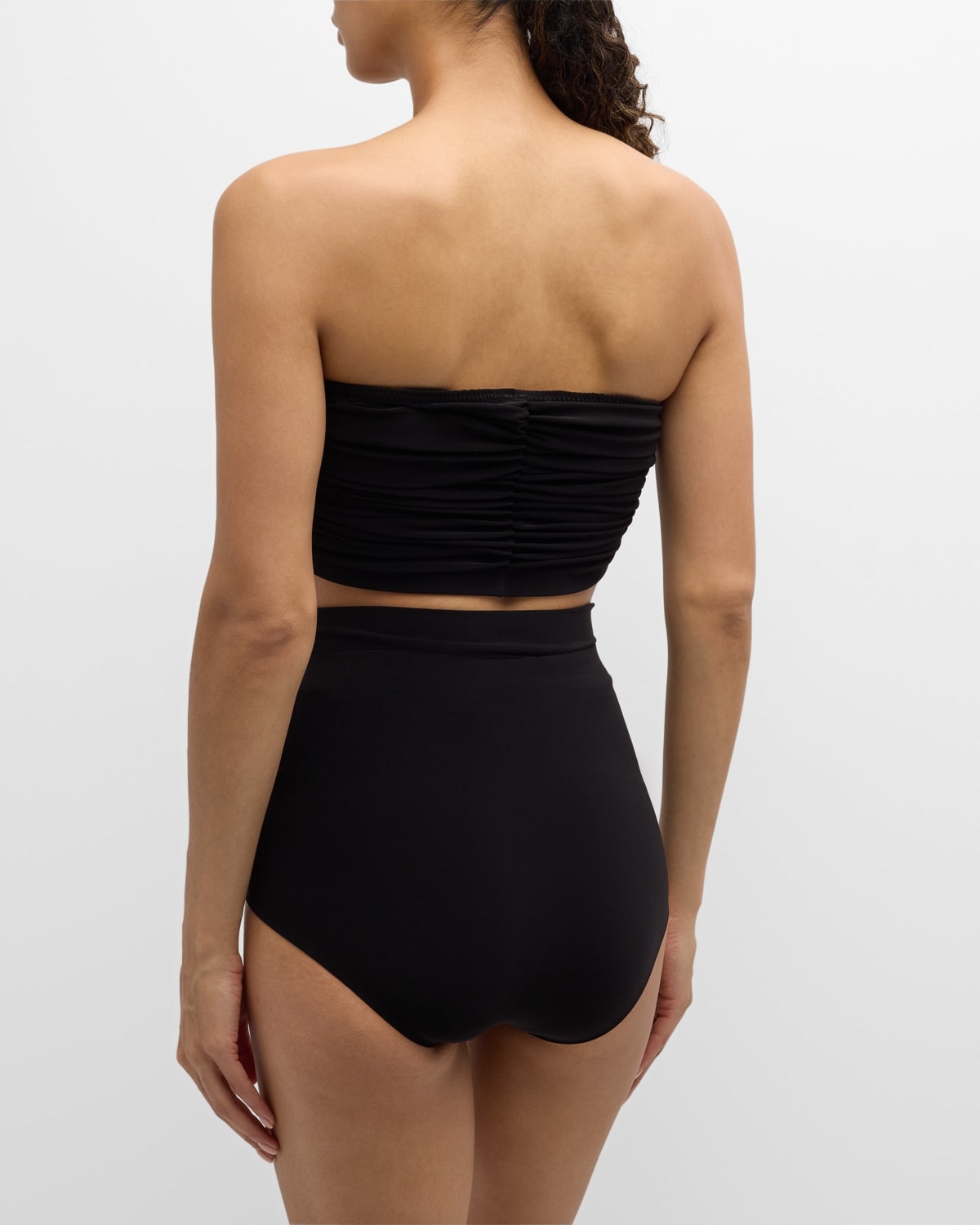 Diaper Tie-Front High-Waist Bikini Bottom - 4