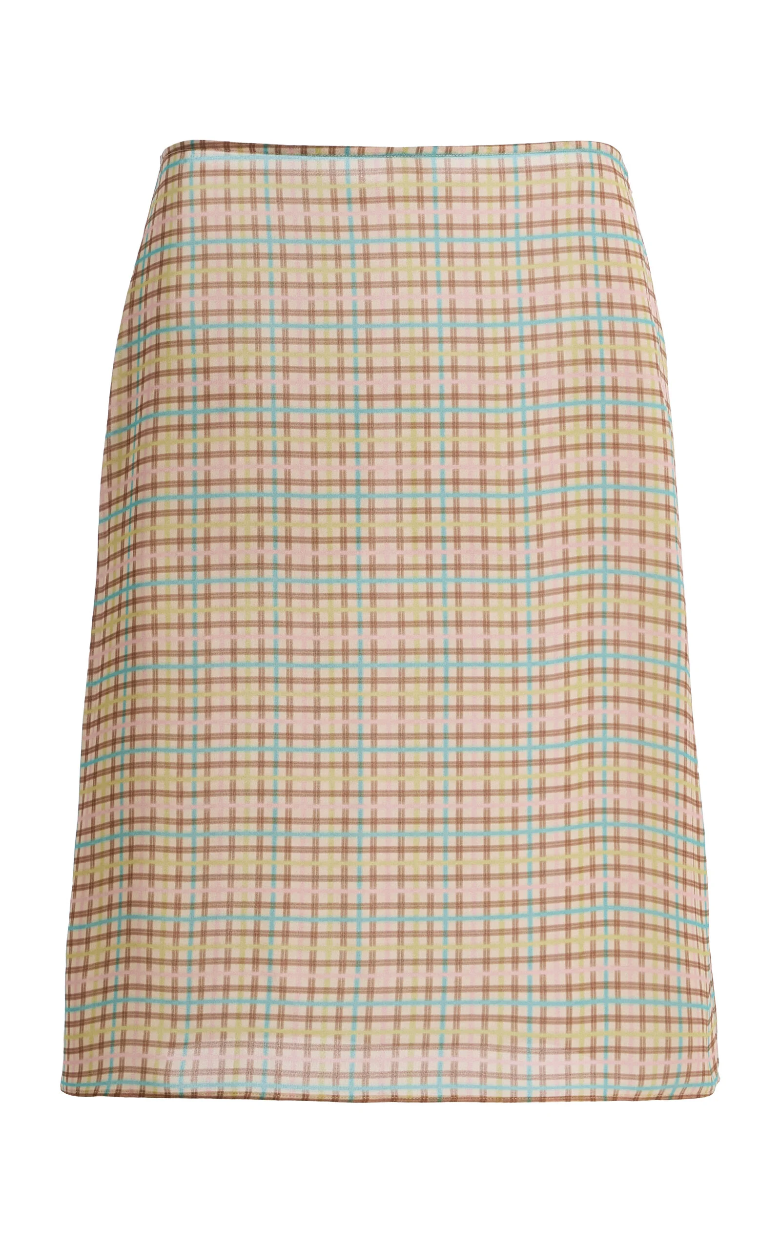 Colette Checked Georgette Midi Skirt multi - 1