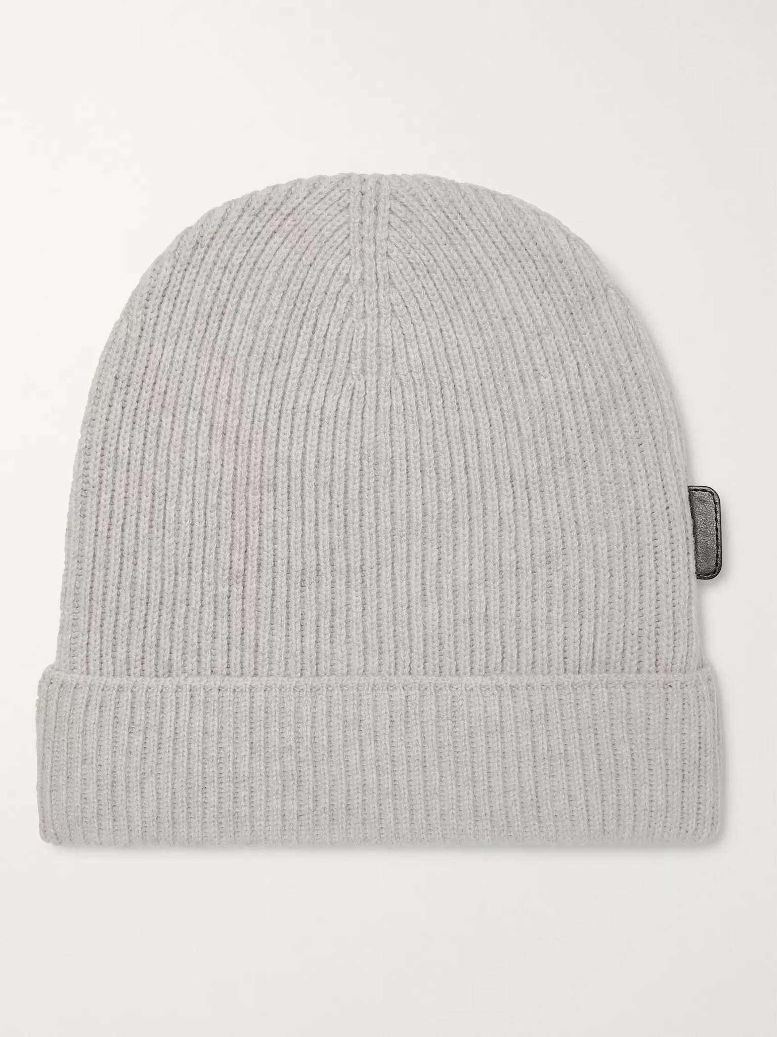 Ribbed Cashmere Beanie - 4