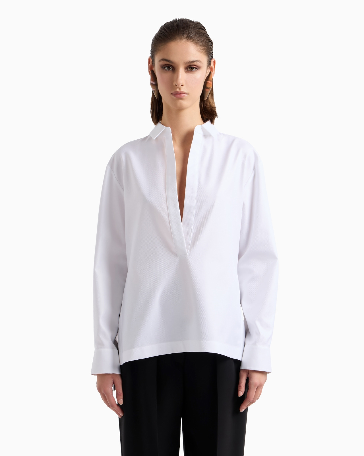 COTTON TWILL SHIRT - 4