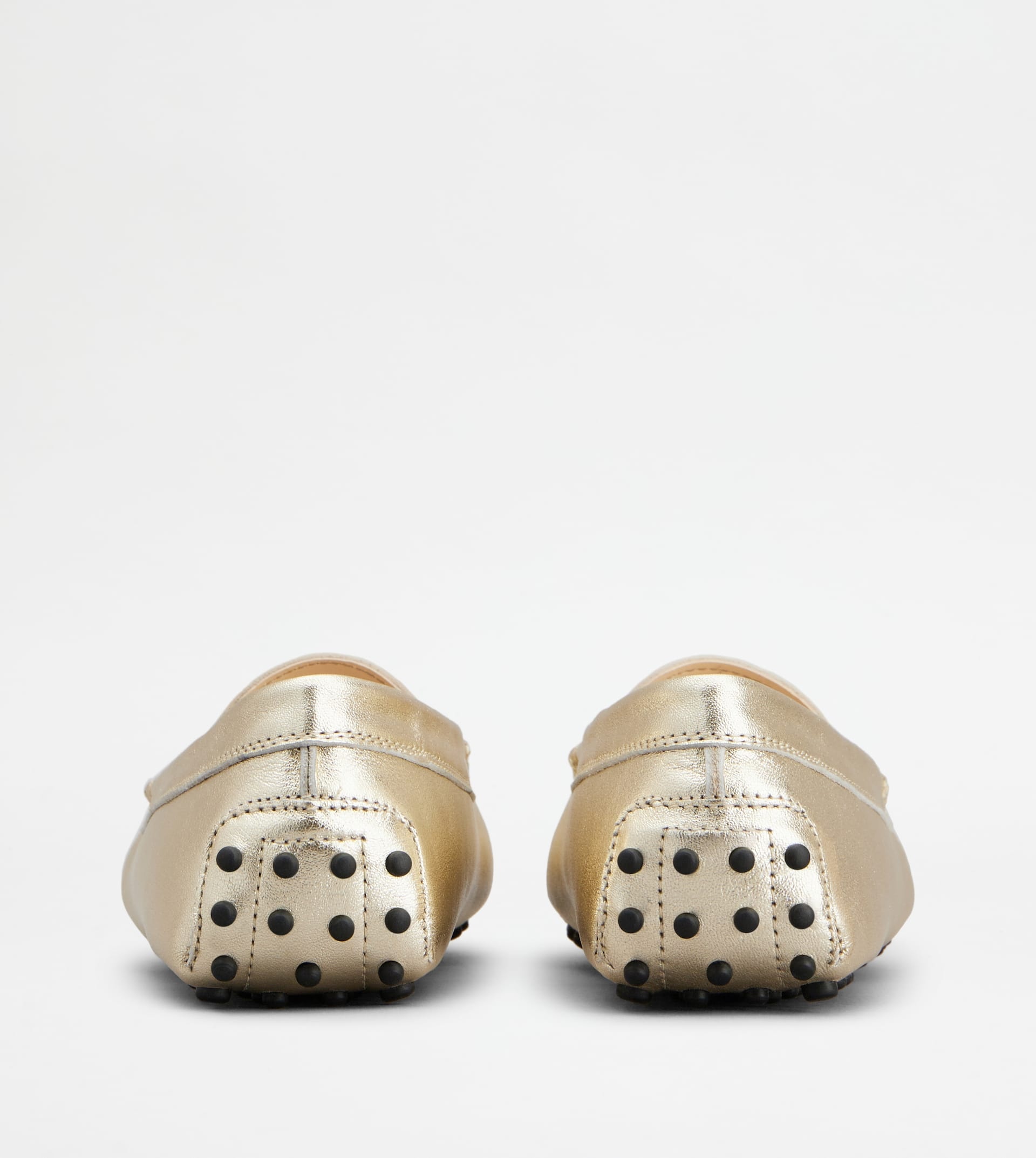 GOMMINO DRIVING SHOES IN LEATHER - GOLD - 2