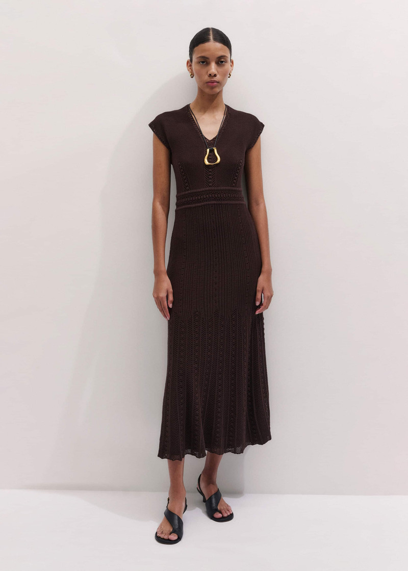 ME+EM Pointelle Maxi Dress outlook