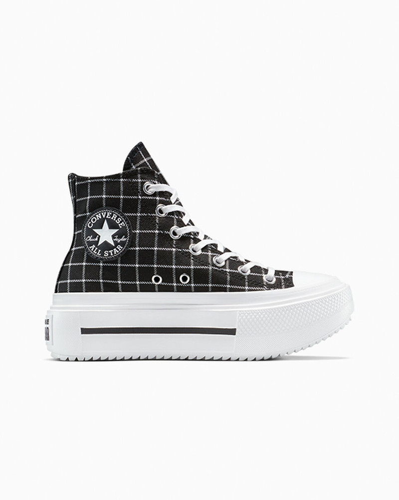 Chuck Taylor All Star Lift Double Stack Platform Plaid - 1