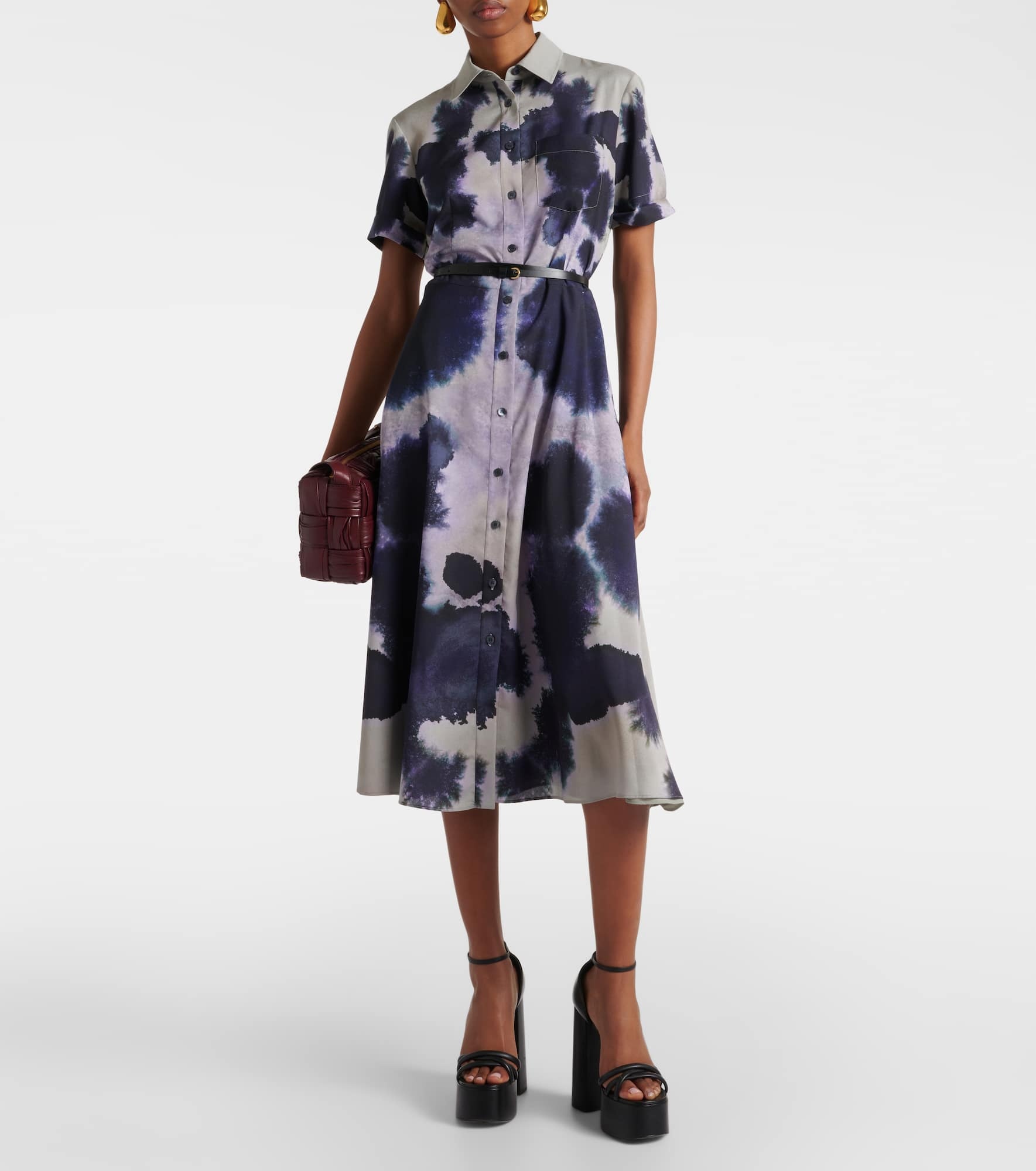 Kiera printed midi dress - 2