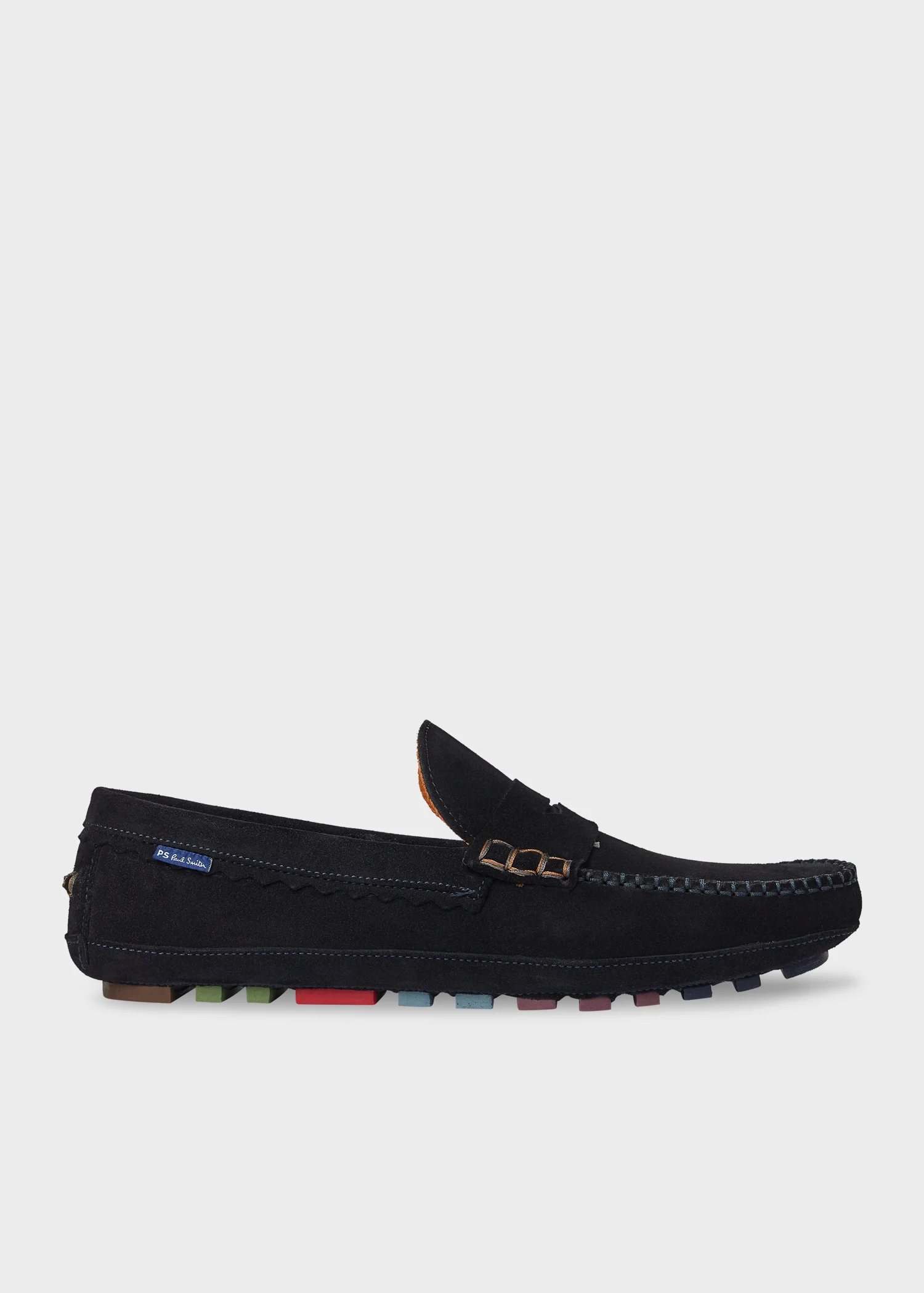 Dark Navy Suede 'Jenson' Loafers - 1
