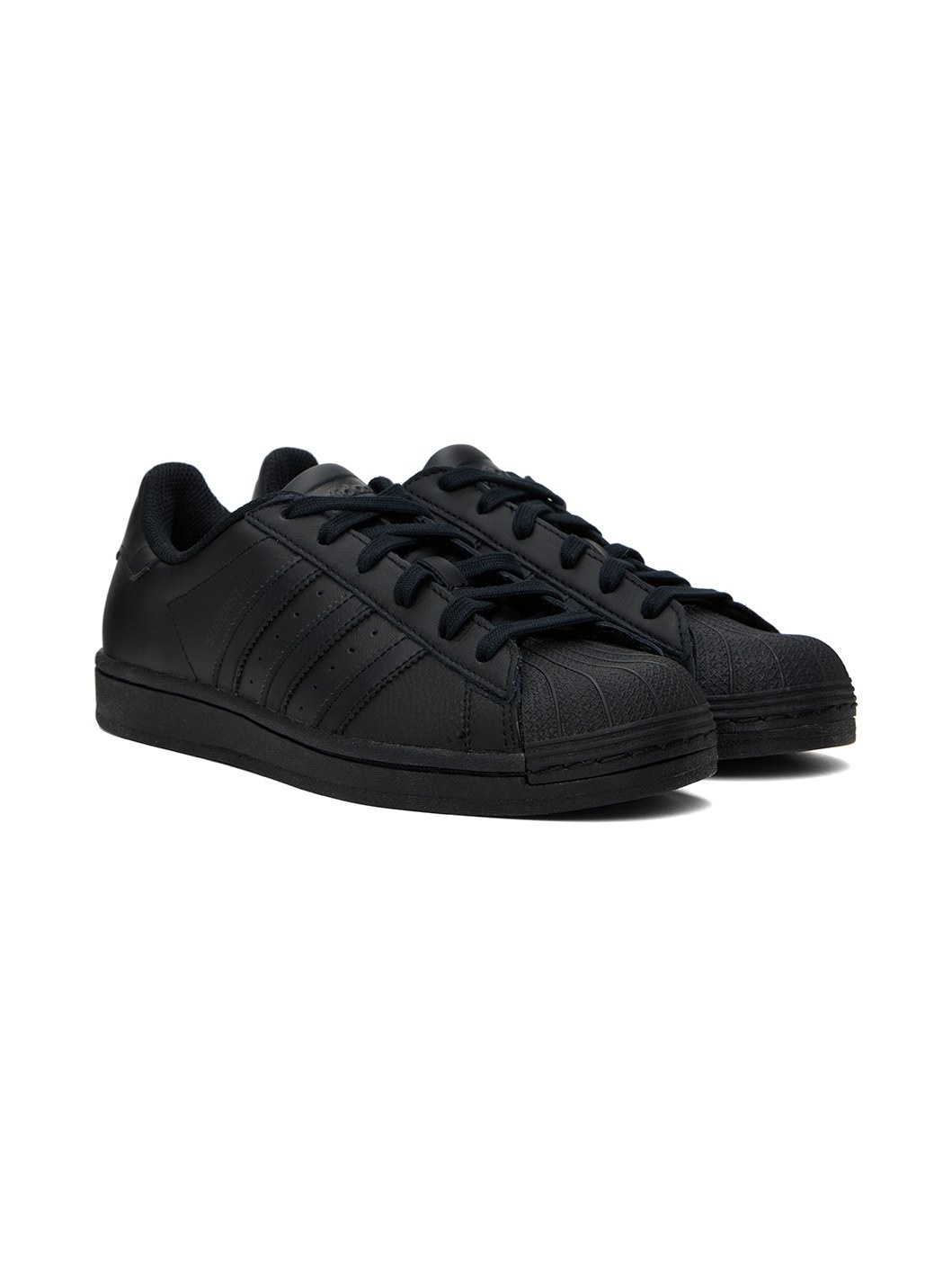 Black Superstar Sneakers - 4