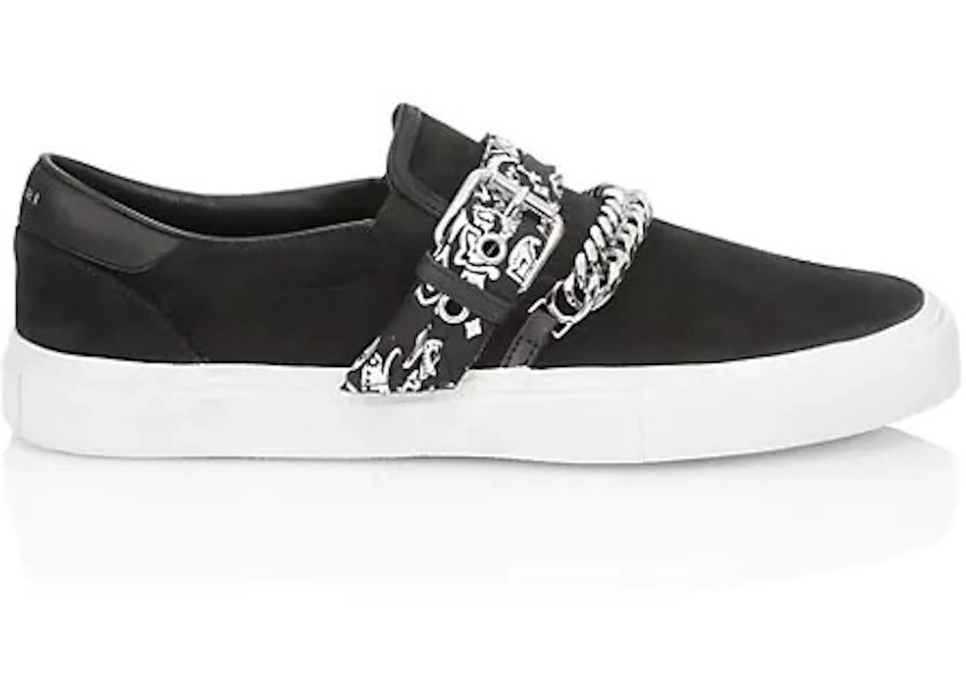 AMIRI Bandana Buckle Slip On Black - 1