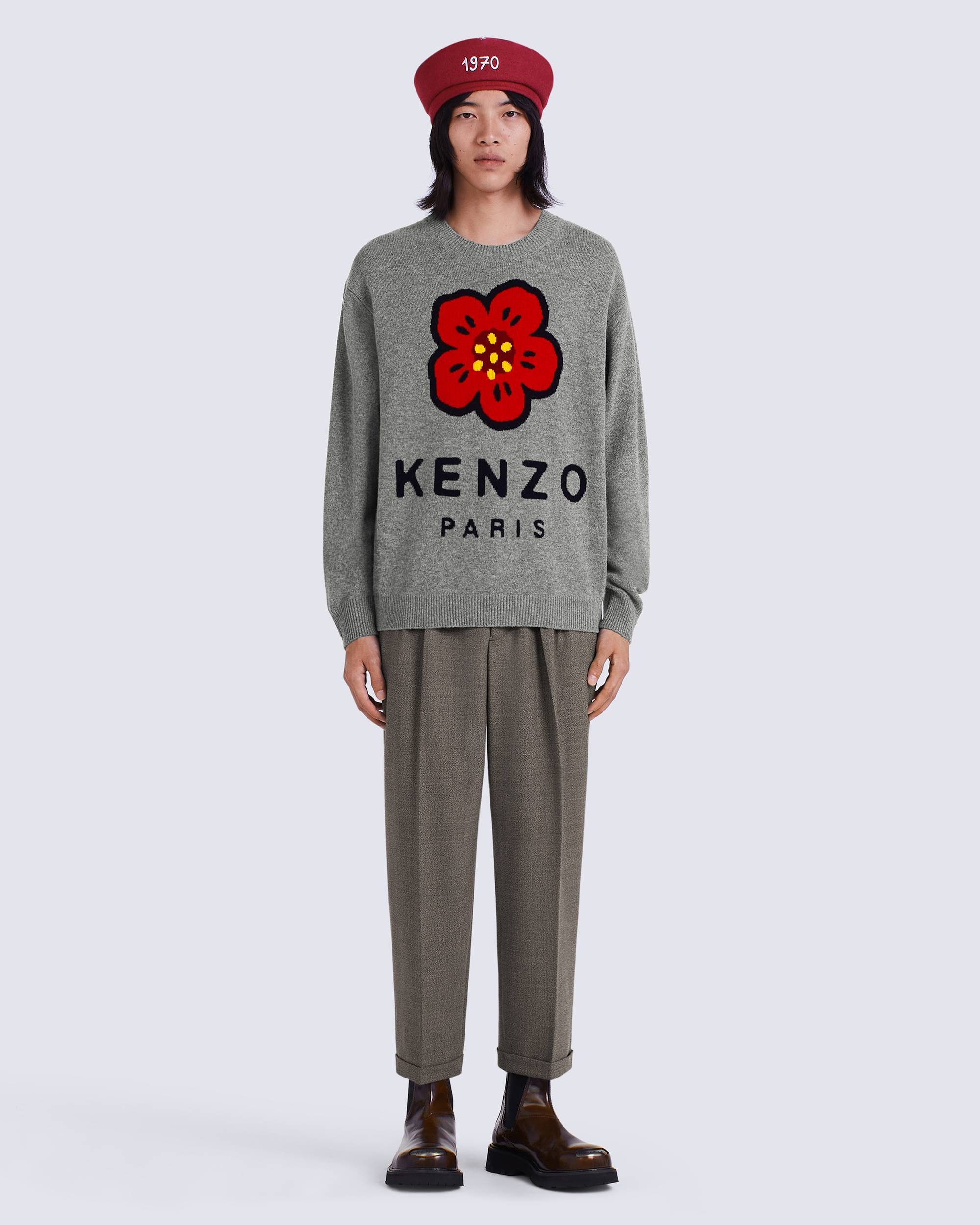 'BOKE FLOWER' merino wool jumper - 3