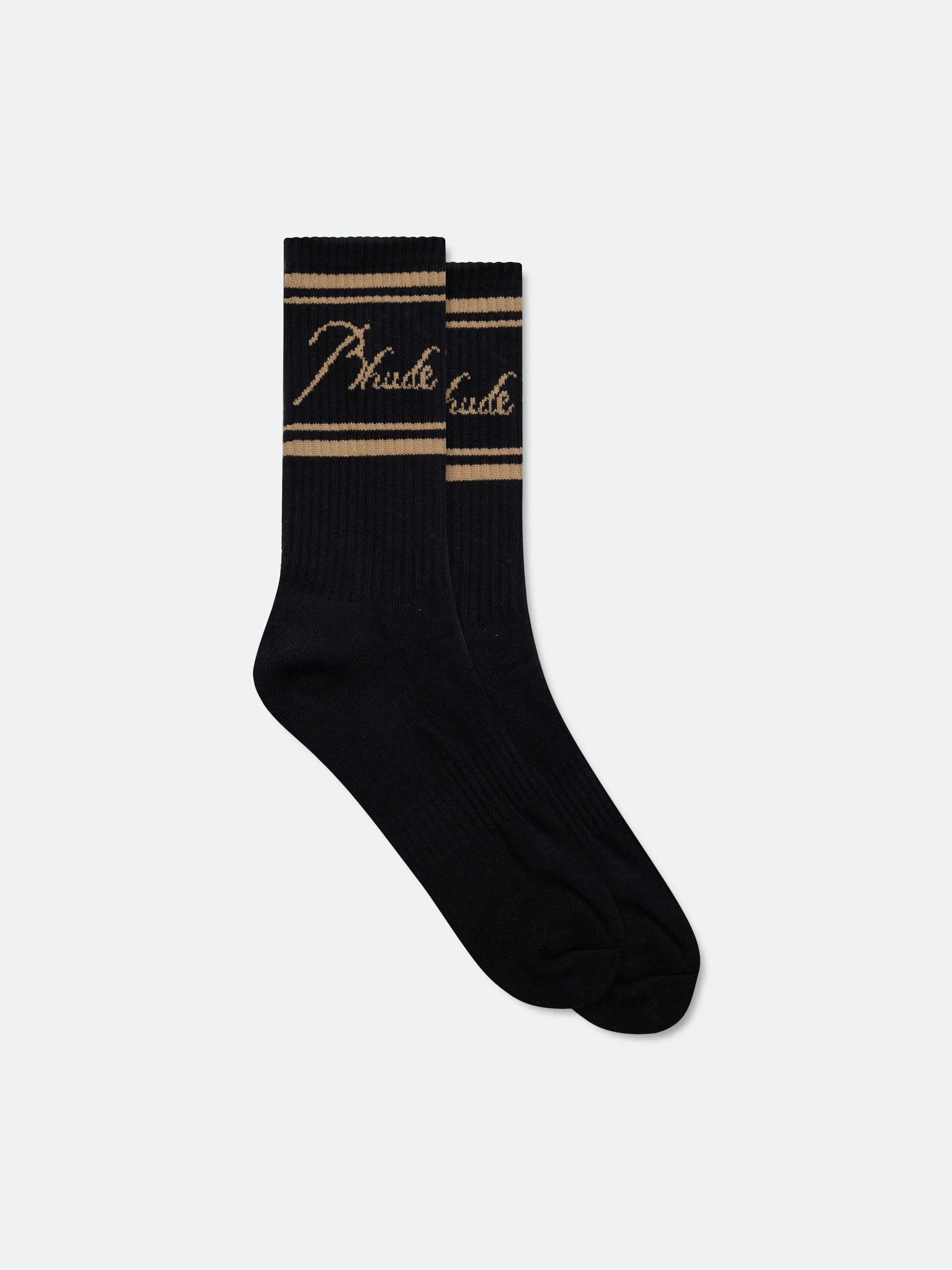 RHUDE SCRIPT LOGO SOCK - 1